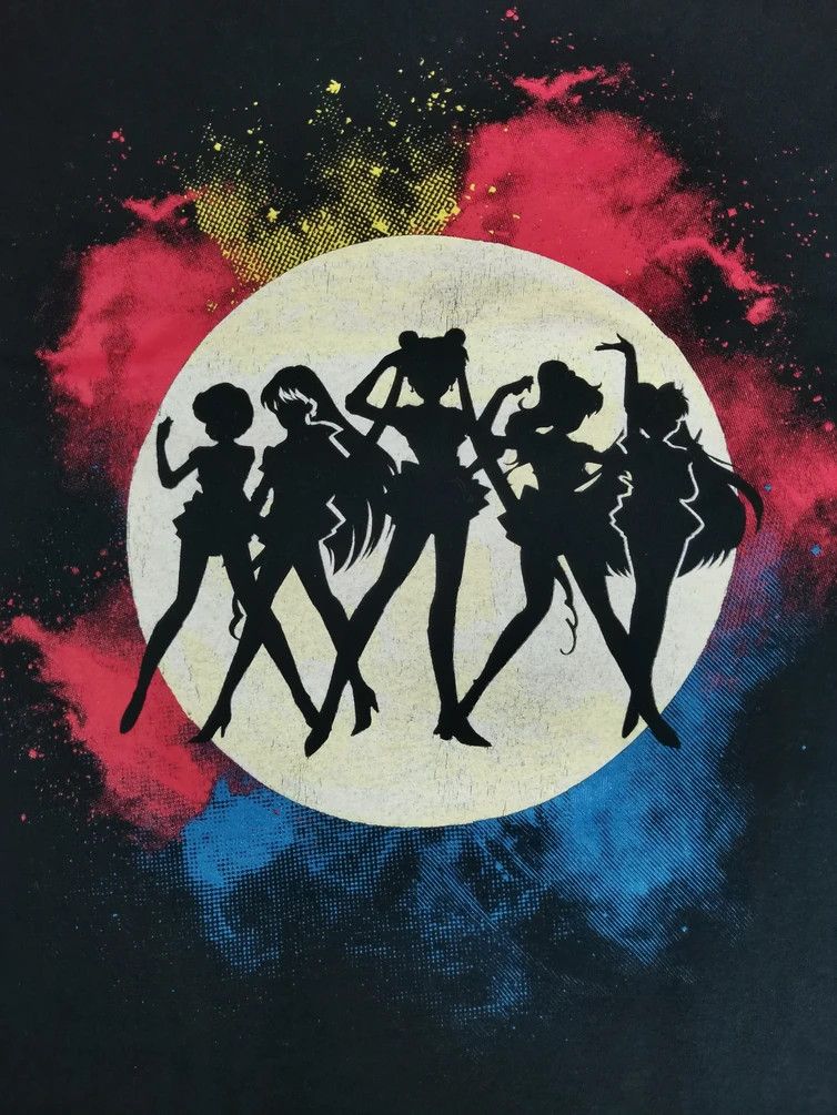 Anime Vintage Sailor Moon Pretty Guardian Japan Anime Tee Akira Size US M / EU 48-50 / 2 - 2 Thumbnail
