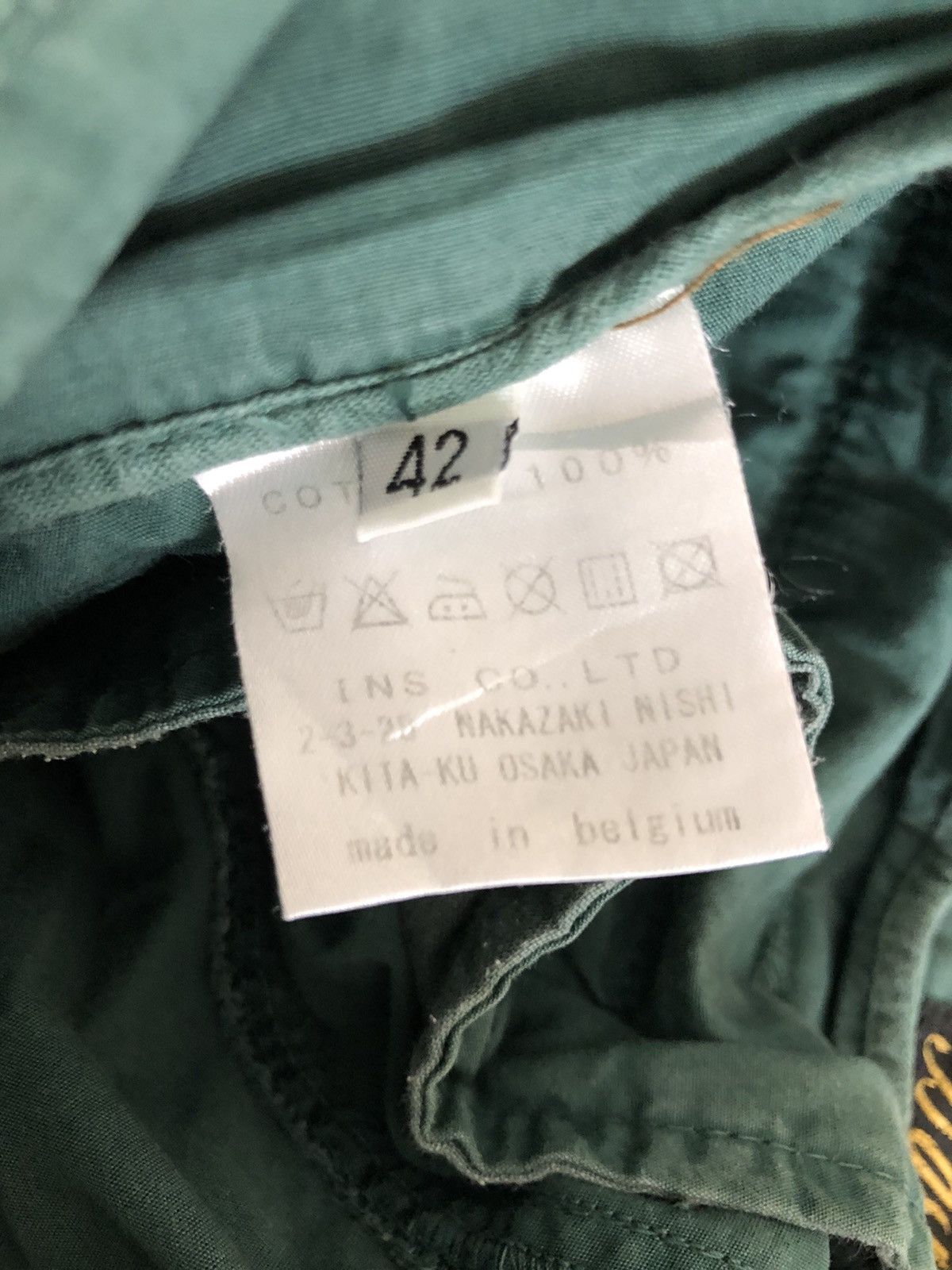 BASISBROEK × Japanese Brand × Vintage Basisbroek Vintage Green Tactical Flare Cargo Trouser Pant Size US 29 - 19 Thumbnail