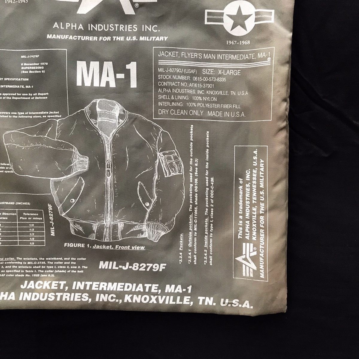 Alpha Industries MA-1 Alpha Ind. Portable Organiser Bag Size ONE SIZE - 4 Thumbnail
