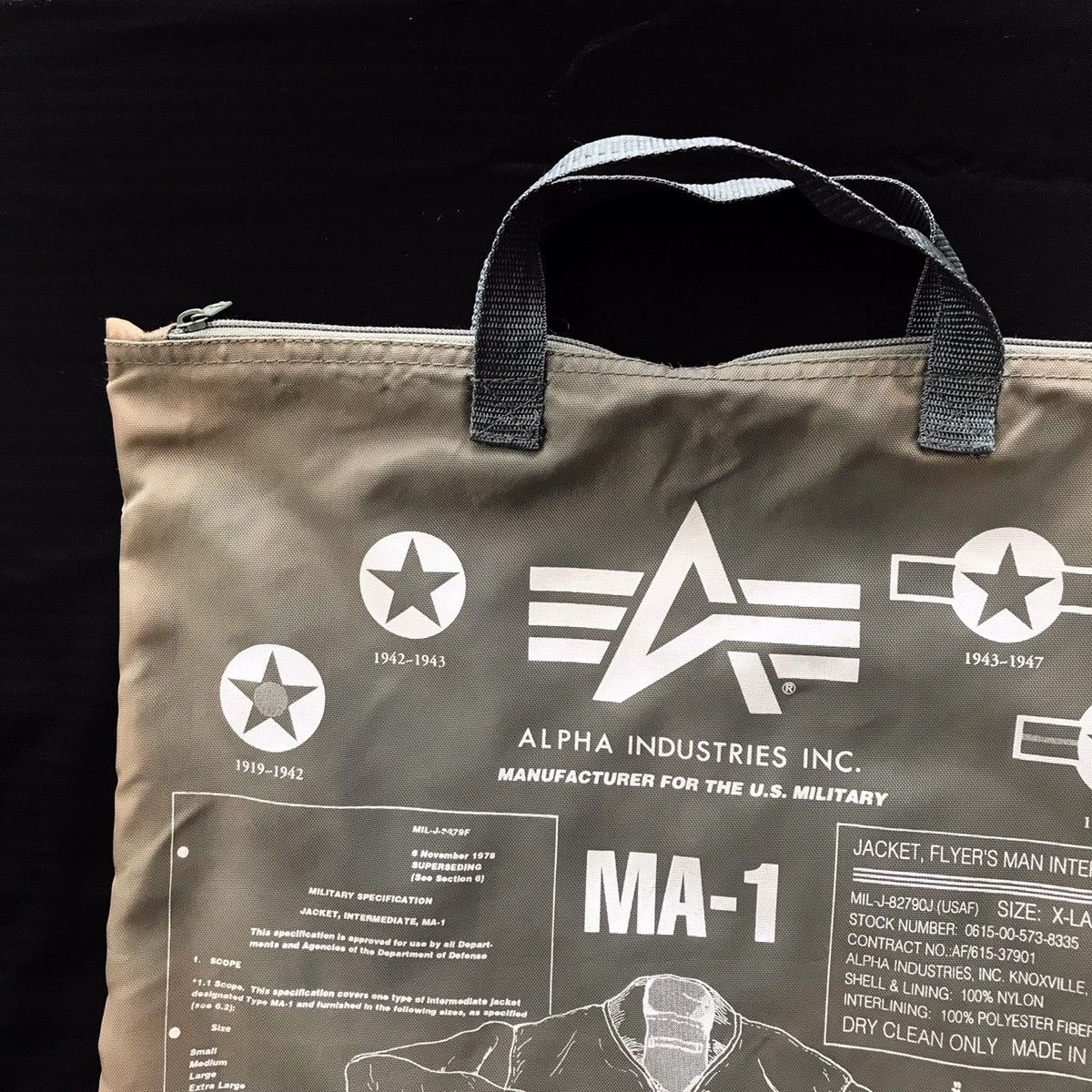 Alpha Industries MA-1 Alpha Ind. Portable Organiser Bag Size ONE SIZE - 3 Thumbnail