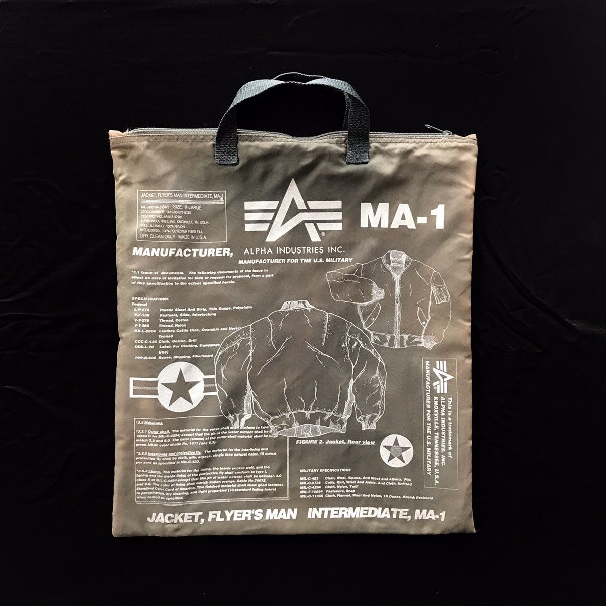 Alpha Industries MA-1 Alpha Ind. Portable Organiser Bag Size ONE SIZE - 5 Thumbnail