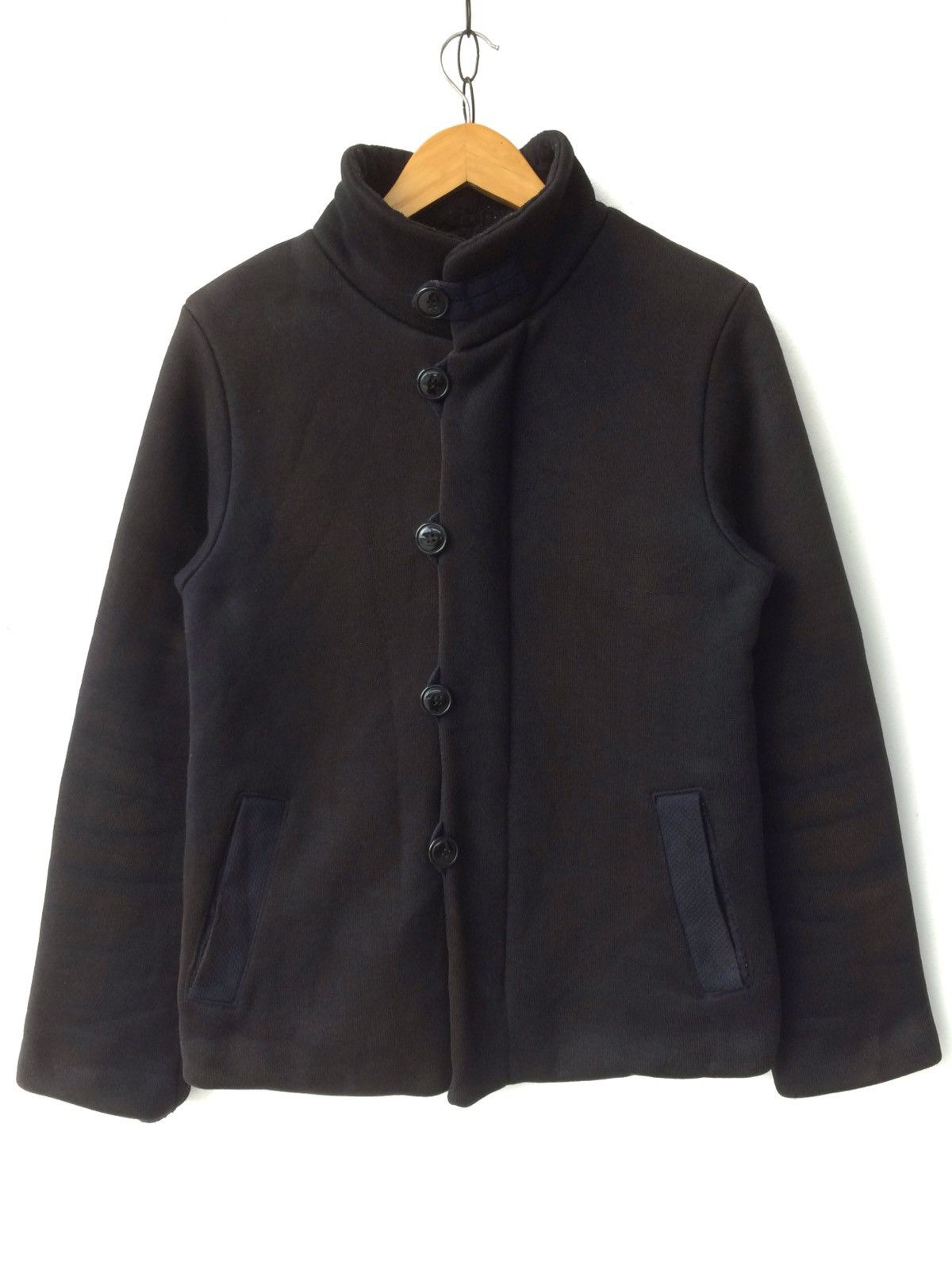 image of Blue Blue Japan x Indigo Rebuild Kendo Fabric Blue Blue Arigato Jacket in Dark Blue (Size Small)