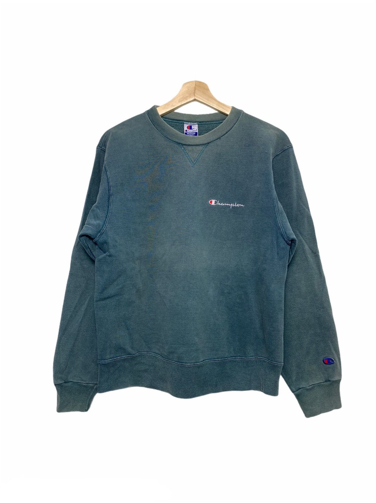 Champion × Vintage Vintage Champion Distressed Crewneck Size US M / EU 48-50 / 2 - 1 Thumbnail