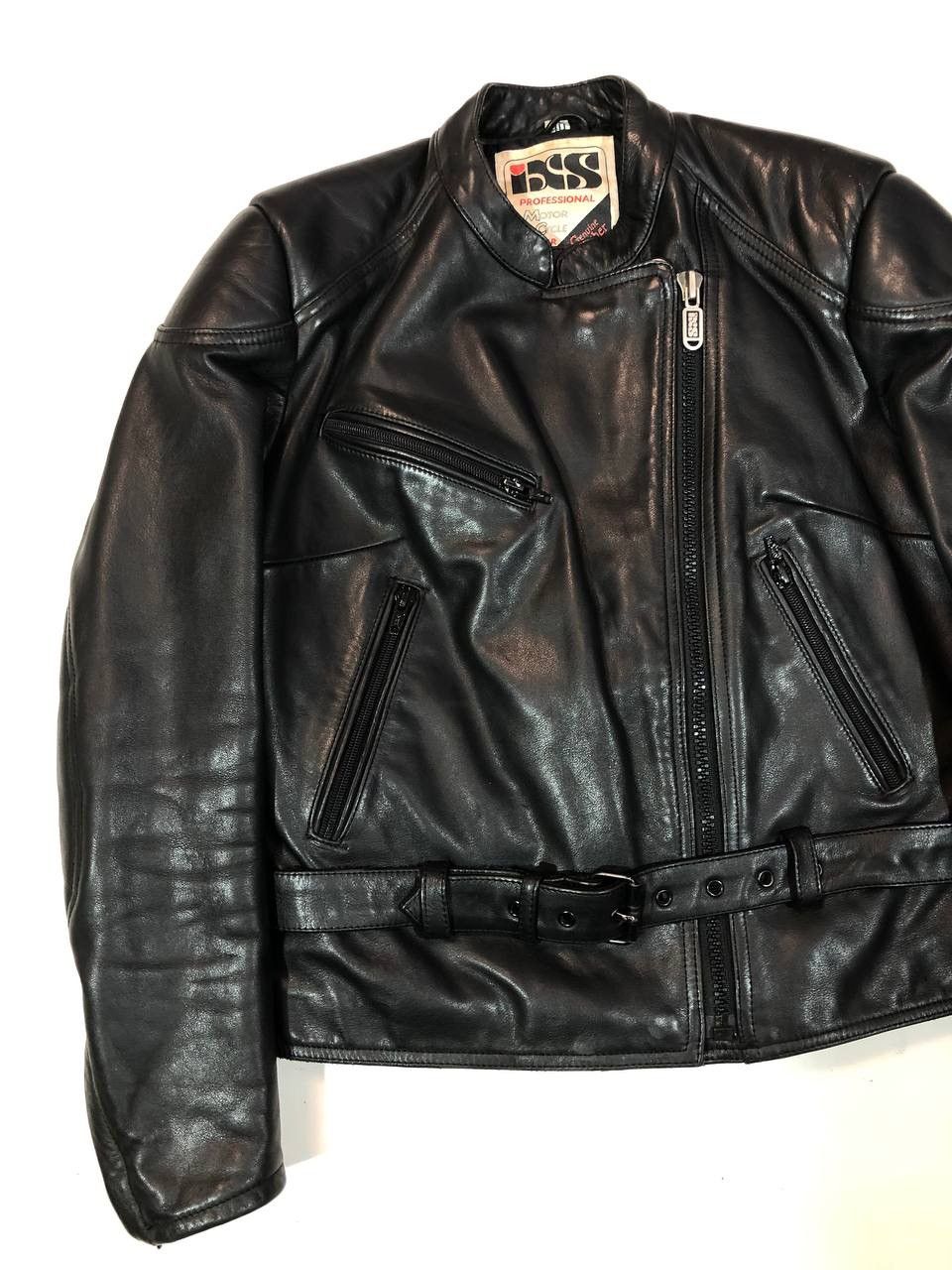 Genuine Leather ISX Vintage Racing Moto Jacket Black Size US S / EU 44-46 / 1 - 3 Thumbnail