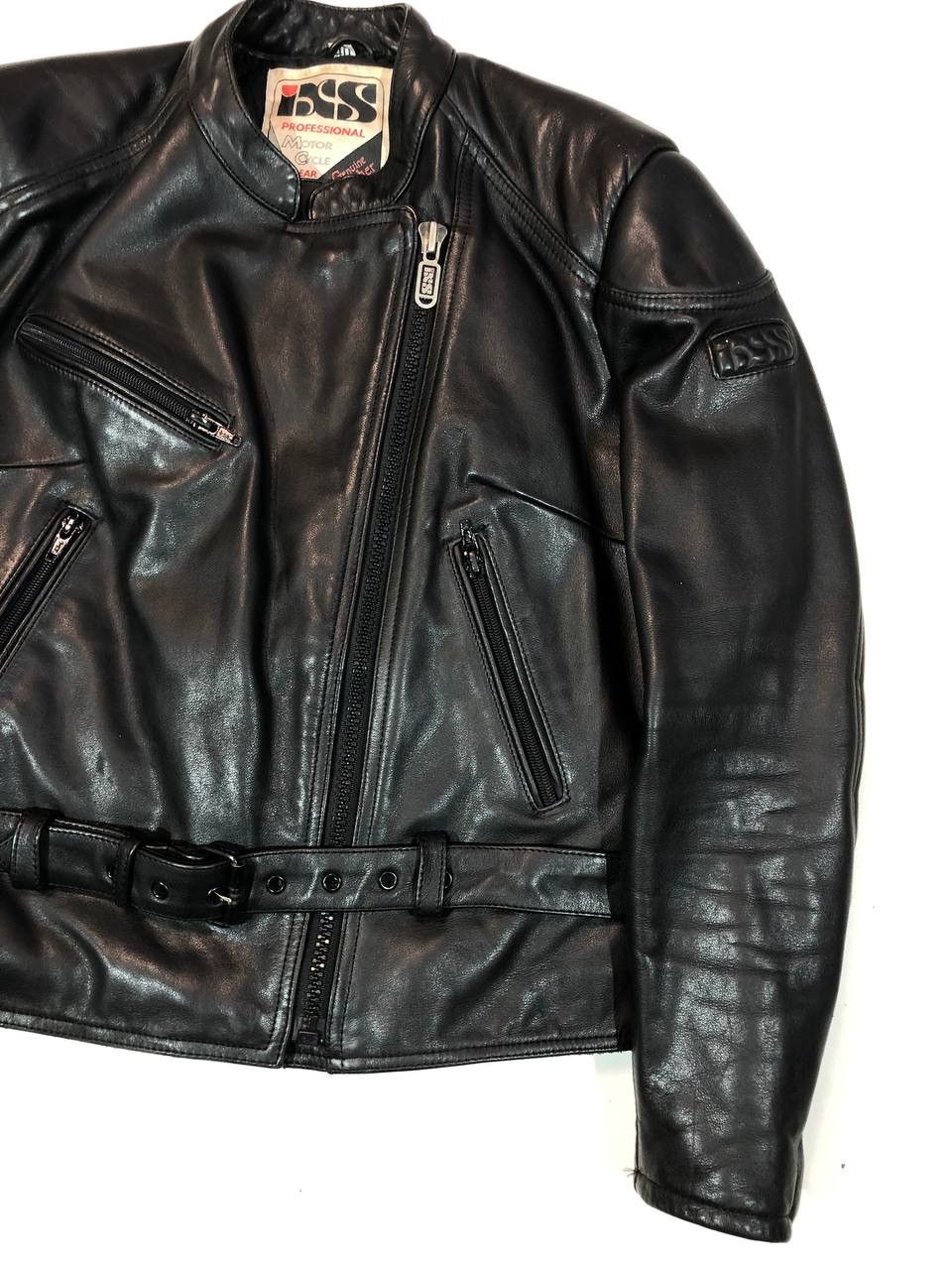 Genuine Leather ISX Vintage Racing Moto Jacket Black Size US S / EU 44-46 / 1 - 2 Thumbnail