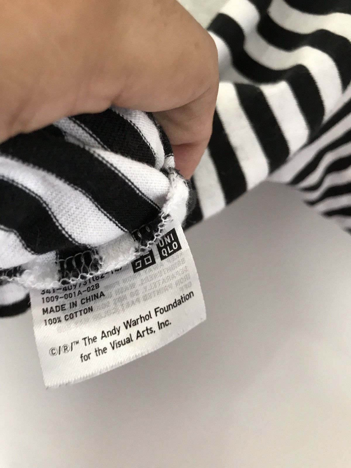 Andy Warhol × Uniqlo Vintage Andy Warhol x Uniqlo Stripes Tee Size US S / EU 44-46 / 1 - 6 Thumbnail