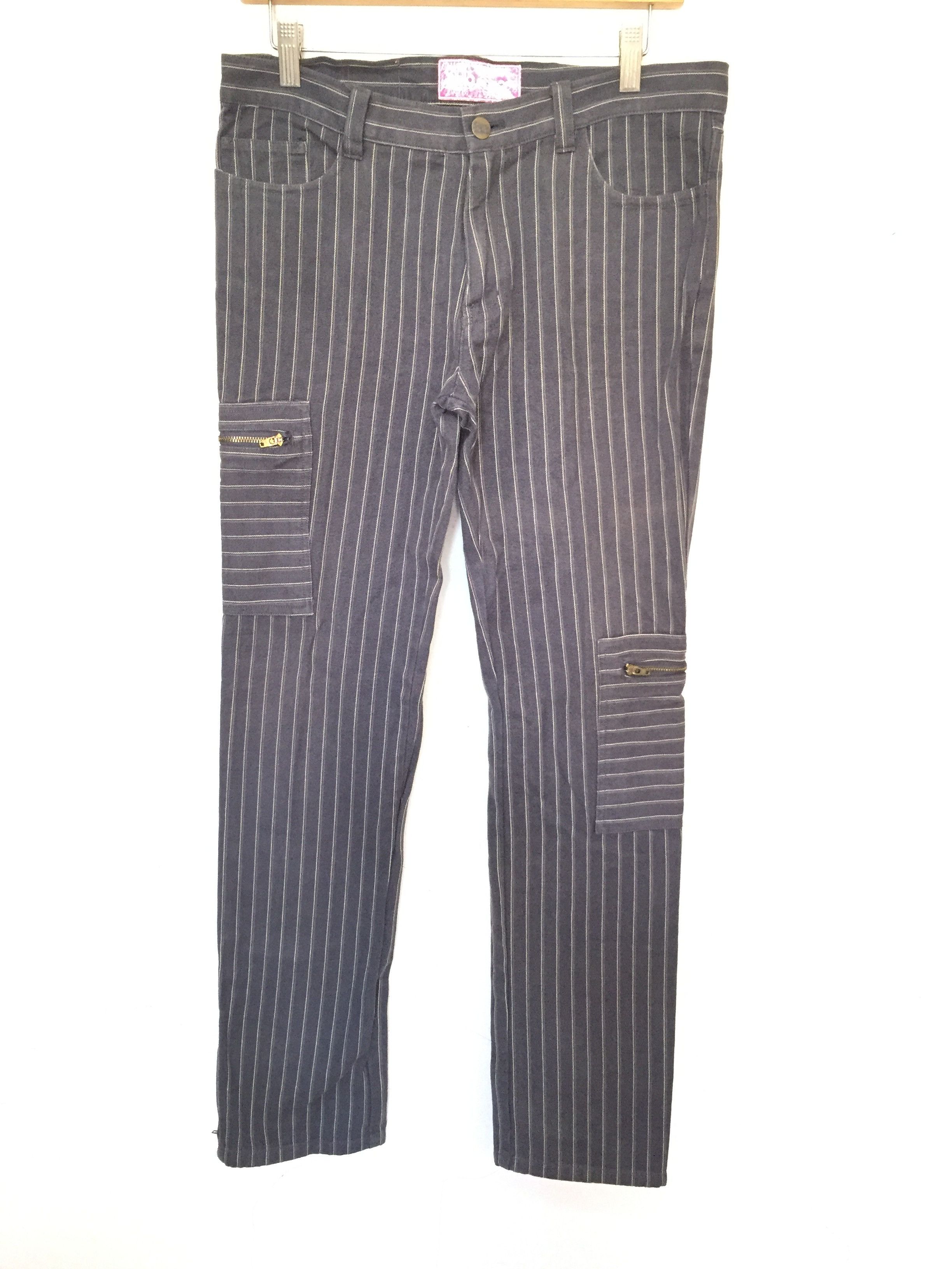 20471120 × Beauty Beast × Japanese Brand SUB work Japan Hickory wabash hem zipper cargos Size US 31 - 2 Thumbnail
