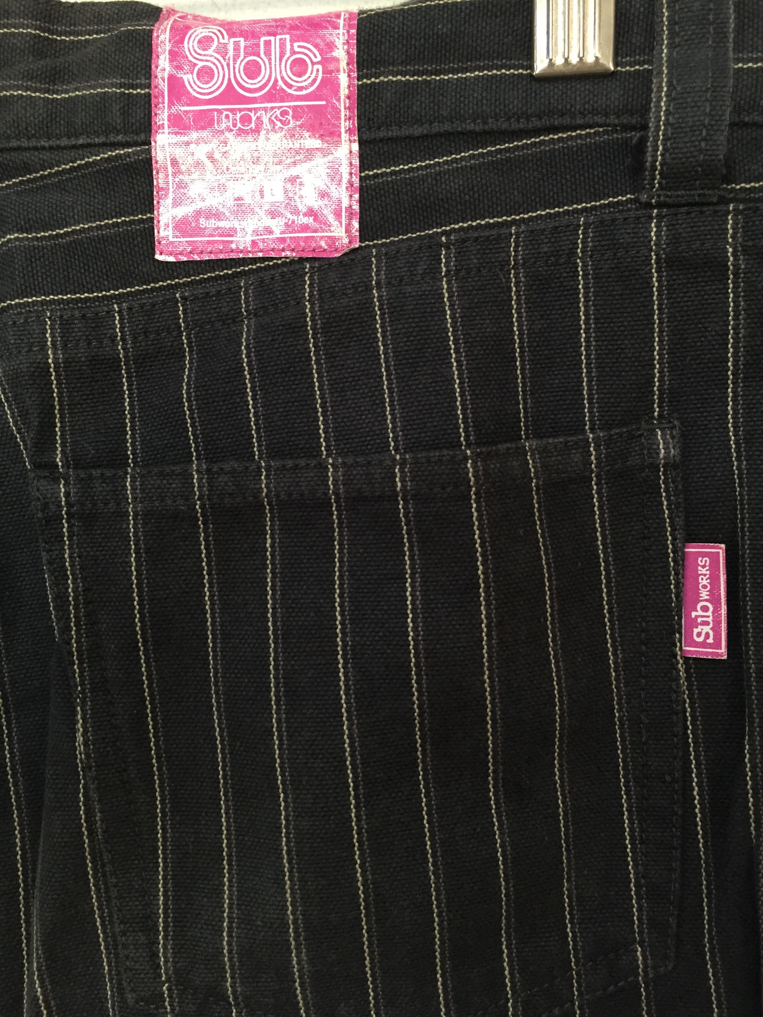 20471120 × Beauty Beast × Japanese Brand SUB work Japan Hickory wabash hem zipper cargos Size US 31 - 9 Thumbnail
