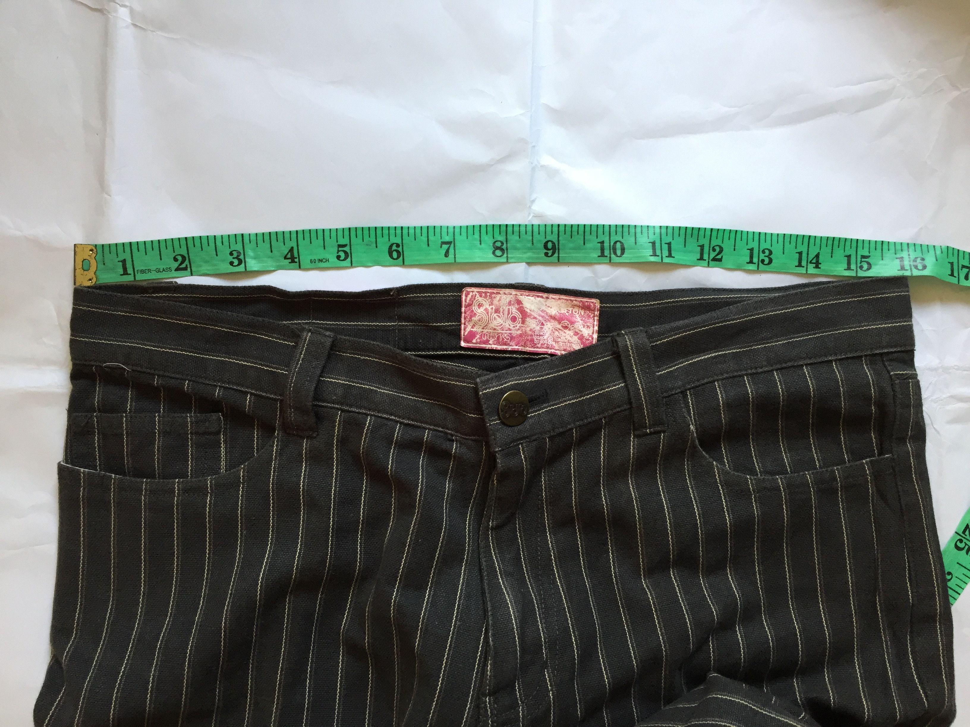20471120 × Beauty Beast × Japanese Brand SUB work Japan Hickory wabash hem zipper cargos Size US 31 - 14 Thumbnail