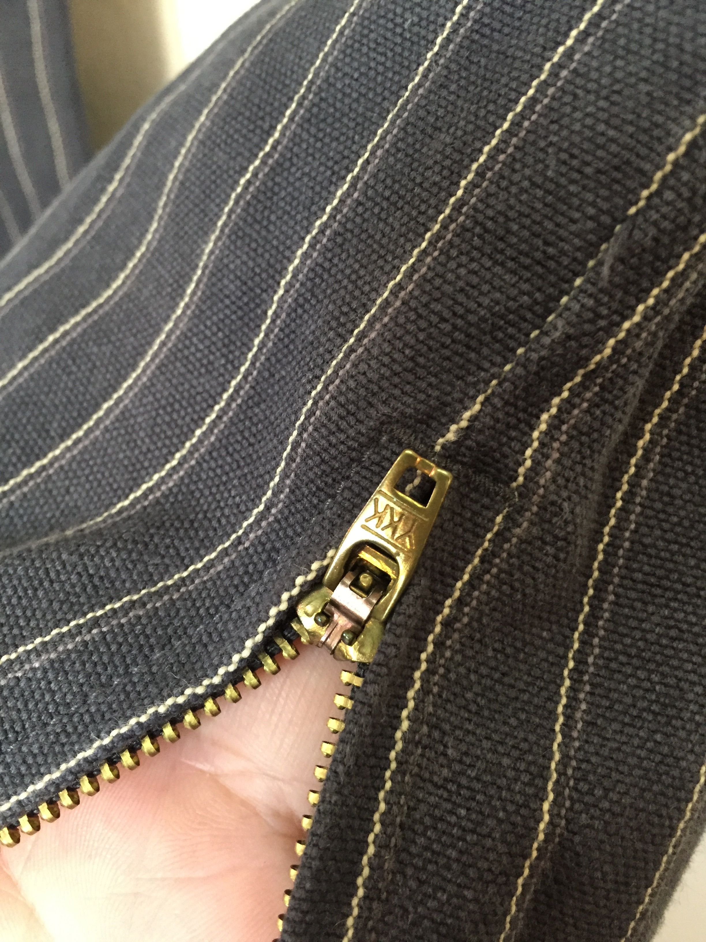 20471120 × Beauty Beast × Japanese Brand SUB work Japan Hickory wabash hem zipper cargos Size US 31 - 11 Thumbnail