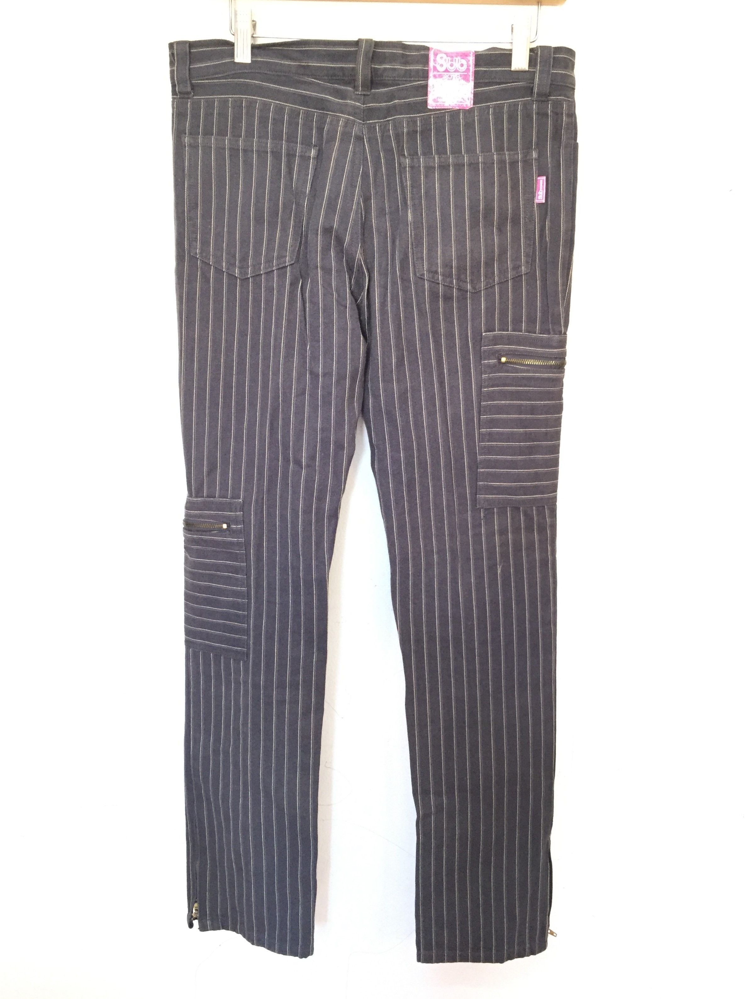 20471120 × Beauty Beast × Japanese Brand SUB work Japan Hickory wabash hem zipper cargos Size US 31 - 7 Thumbnail