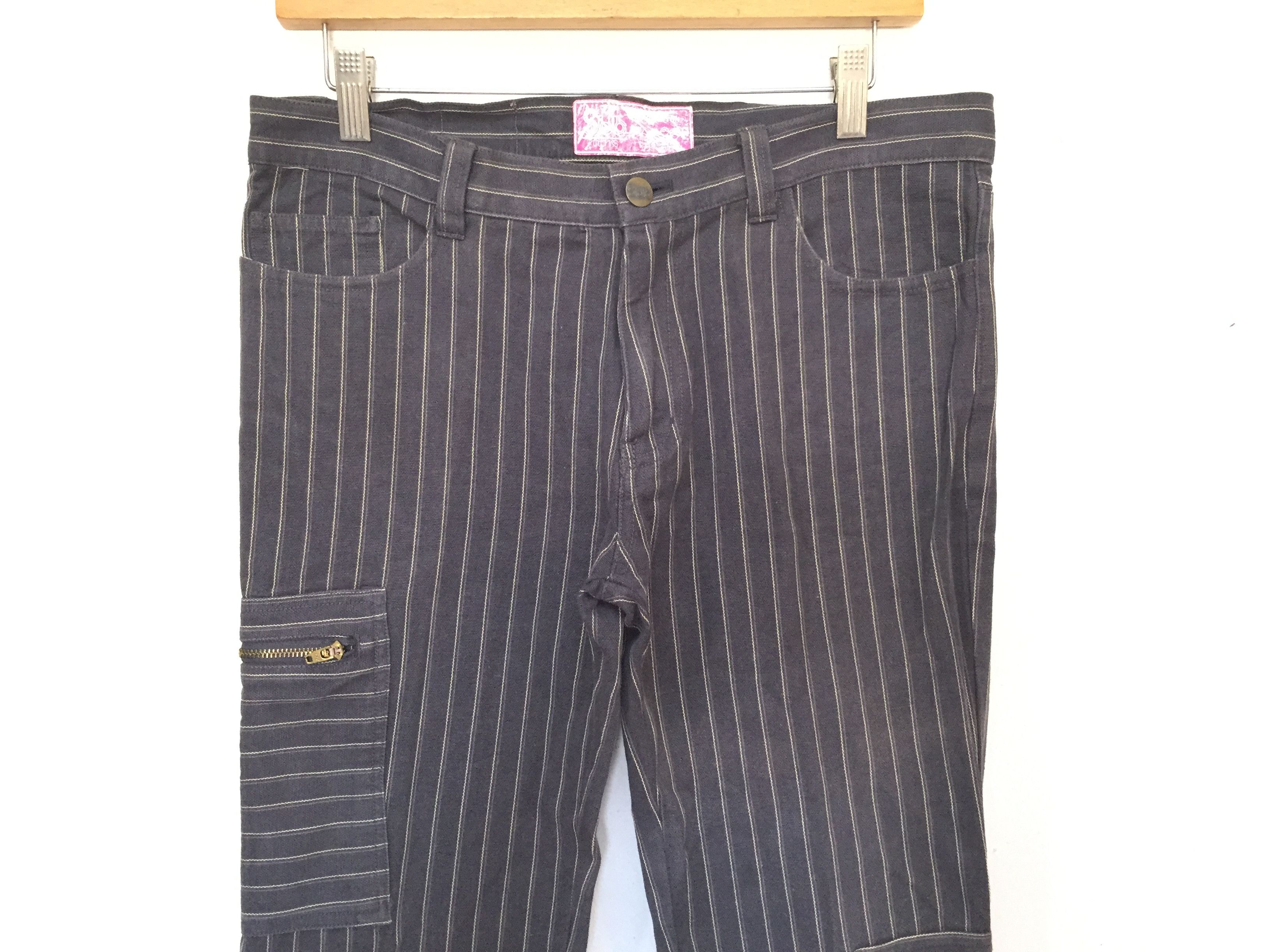 20471120 × Beauty Beast × Japanese Brand SUB work Japan Hickory wabash hem zipper cargos Size US 31 - 3 Thumbnail
