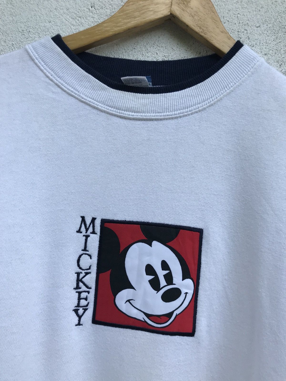 Mickey Mouse × Vintage Vintage Mickey Mouse Crewneck Front Logo Sweatshirt Size US L / EU 52-54 / 3 - 2 Thumbnail