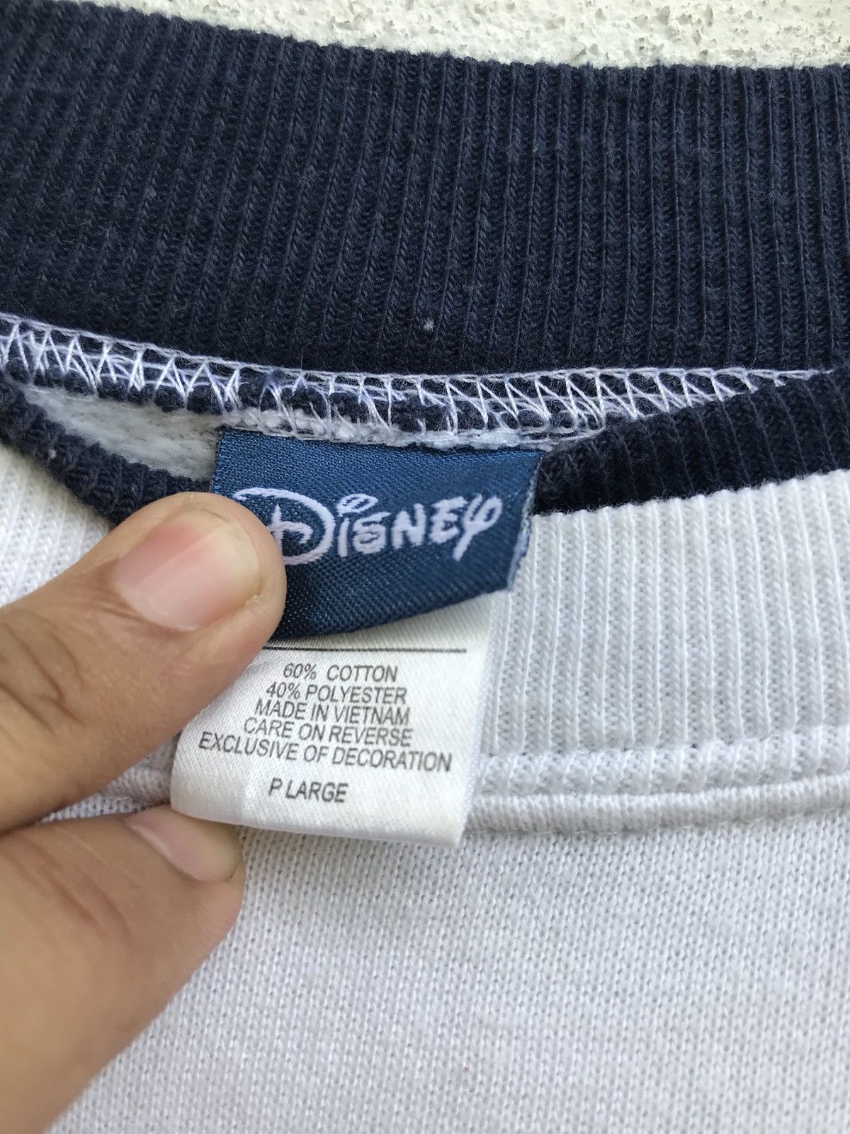 Mickey Mouse × Vintage Vintage Mickey Mouse Crewneck Front Logo Sweatshirt Size US L / EU 52-54 / 3 - 3 Thumbnail
