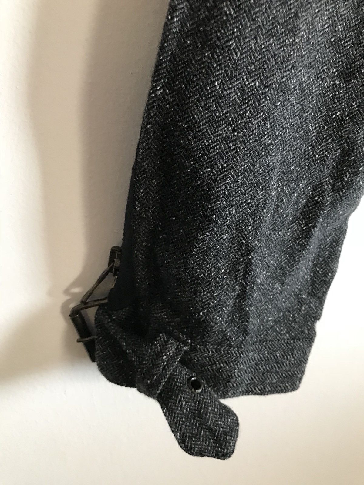Designer × Japanese Brand L.J Herringbone Cropped Buckle Wool Trousers Size US 28 / EU 44 - 11 Thumbnail