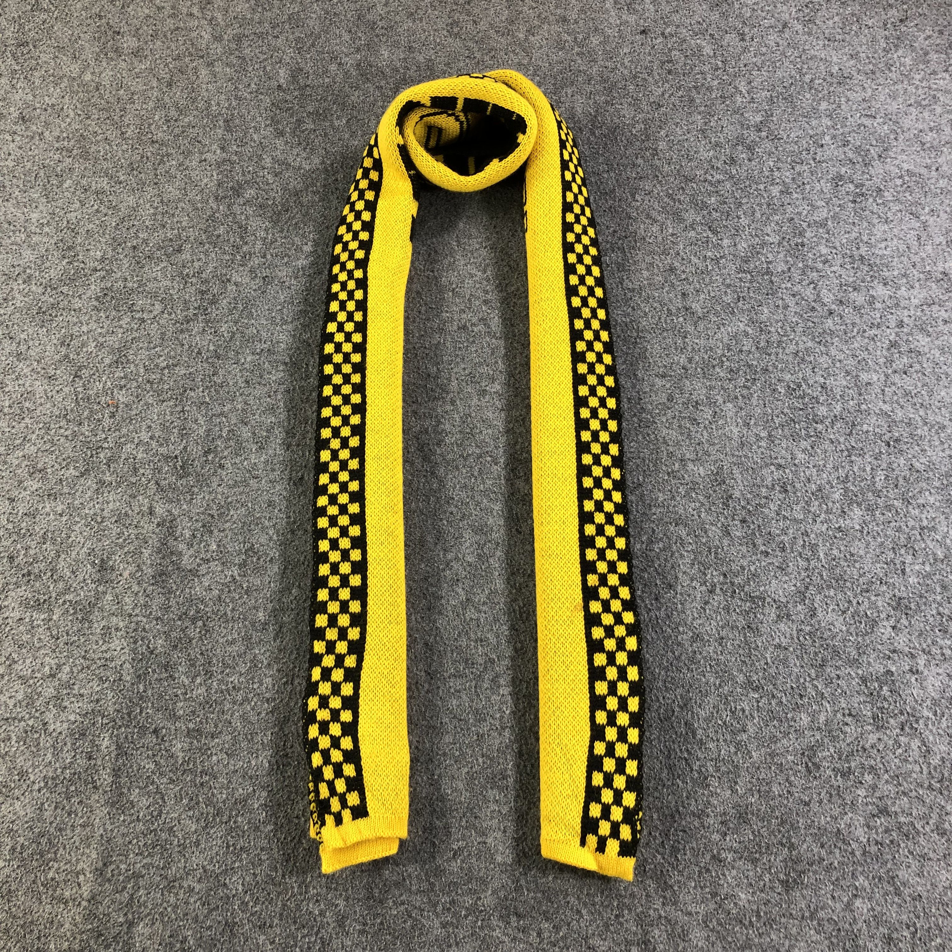 Michiko Koshino Michiko London Yellow Wool Scarf Muffler V1345 Size ONE SIZE - 1 Thumbnail