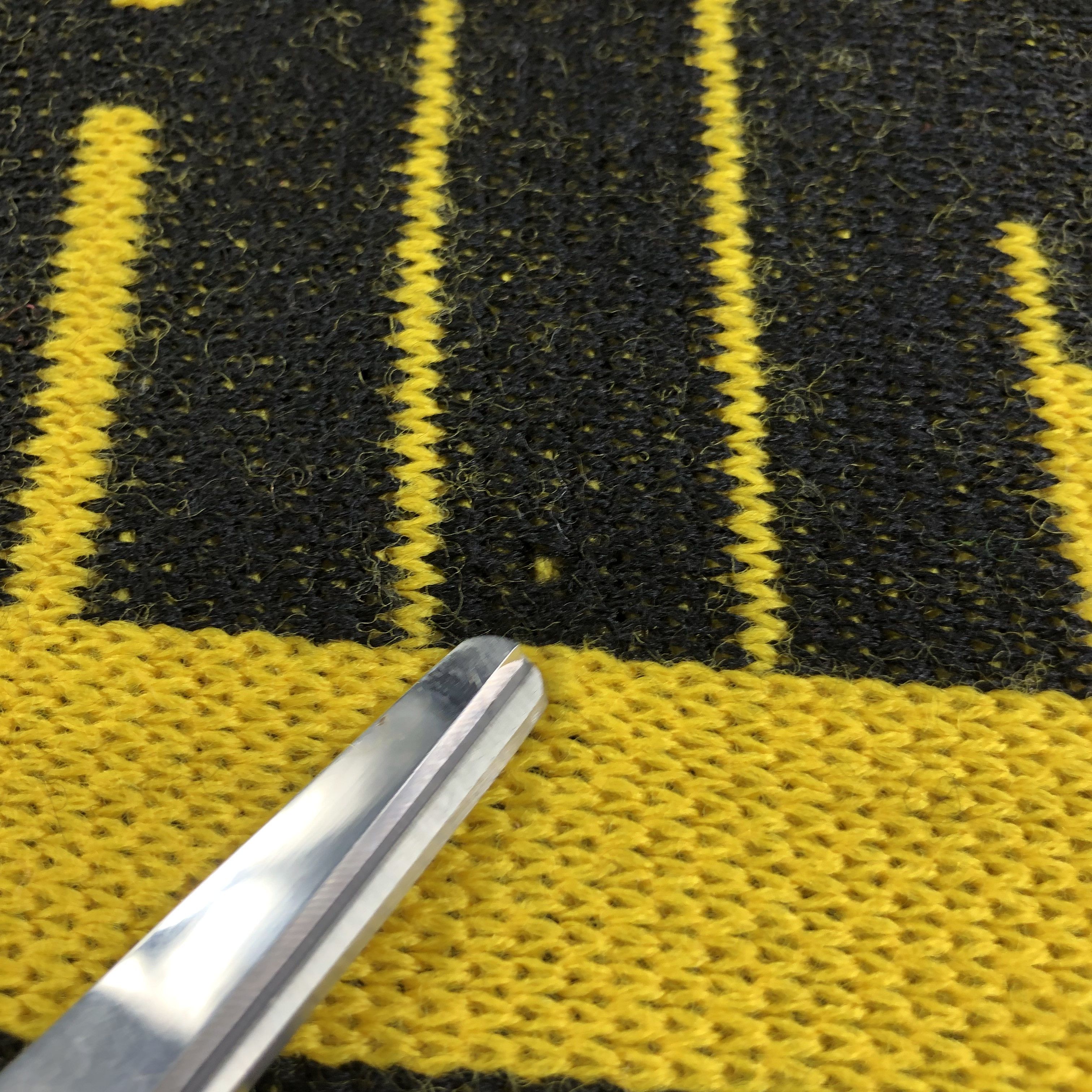 Michiko Koshino Michiko London Yellow Wool Scarf Muffler V1345 Size ONE SIZE - 7 Thumbnail