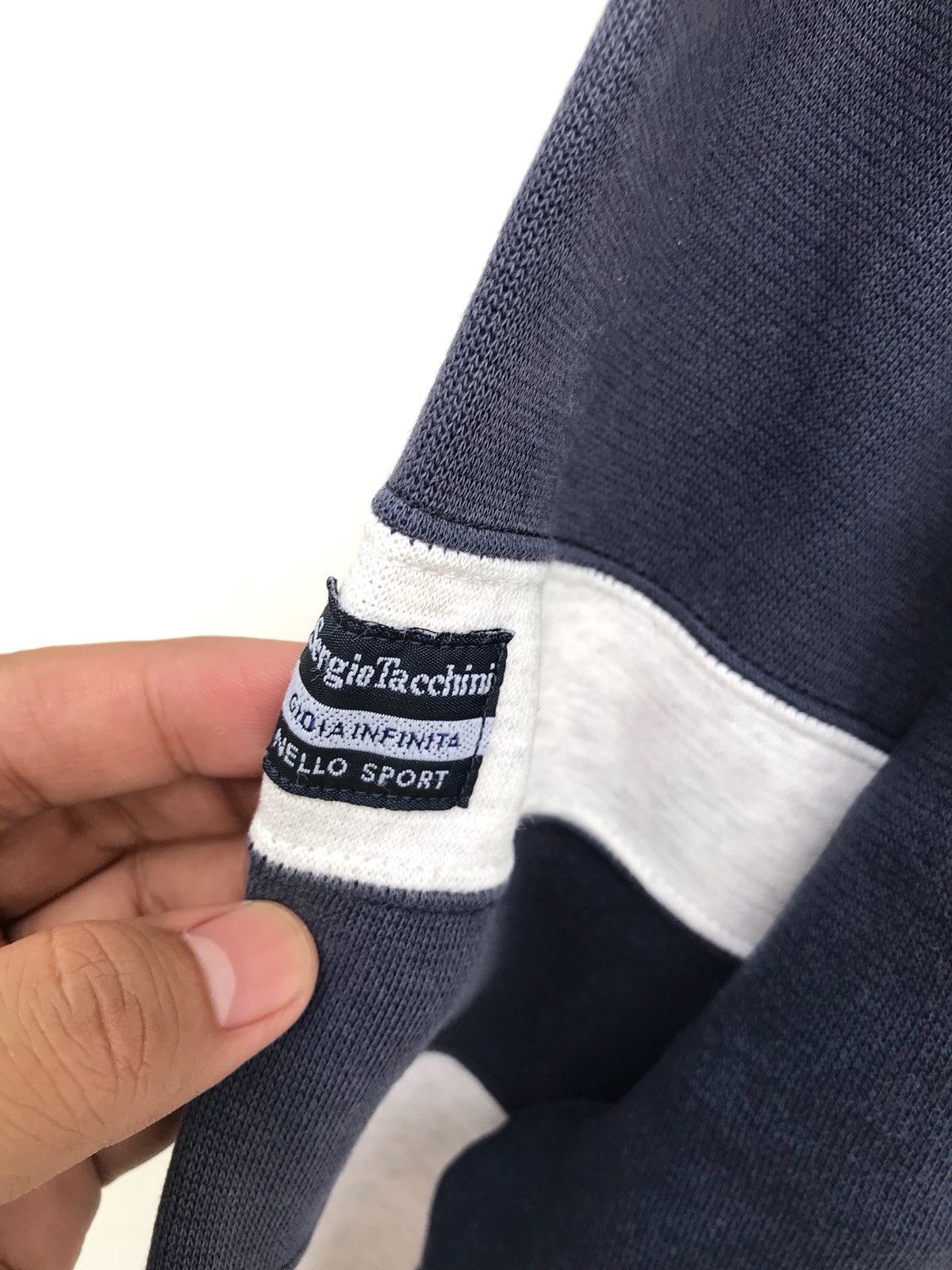 Sergio Tacchini Vintage Sergio Tacchini Big Logo Sweatshirt Size US L / EU 52-54 / 3 - 9 Thumbnail