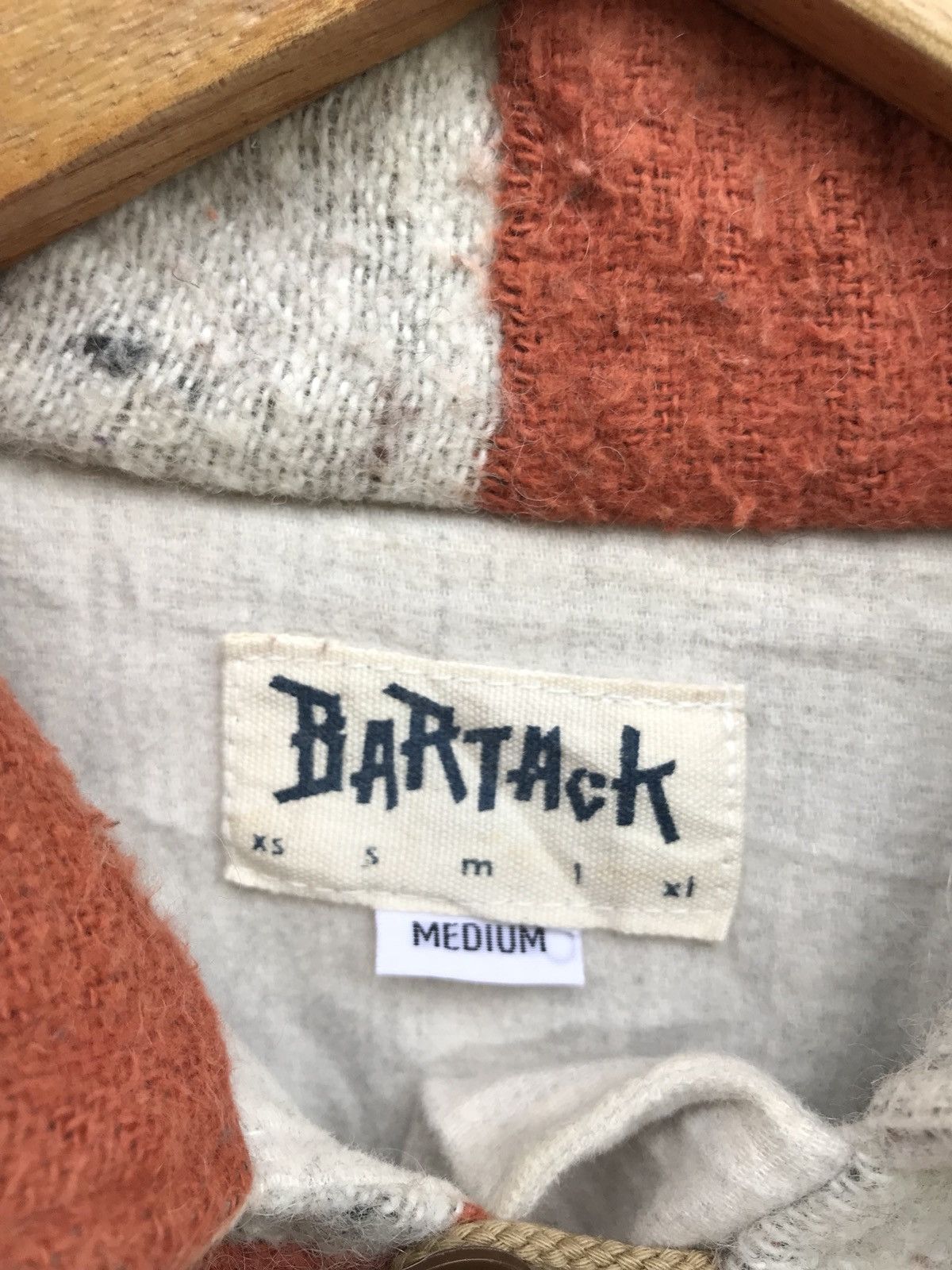 Japanese Brand Japanese Brand Bartack Big Checked Half Neck Button Shirts Size US M / EU 48-50 / 2 - 6 Thumbnail