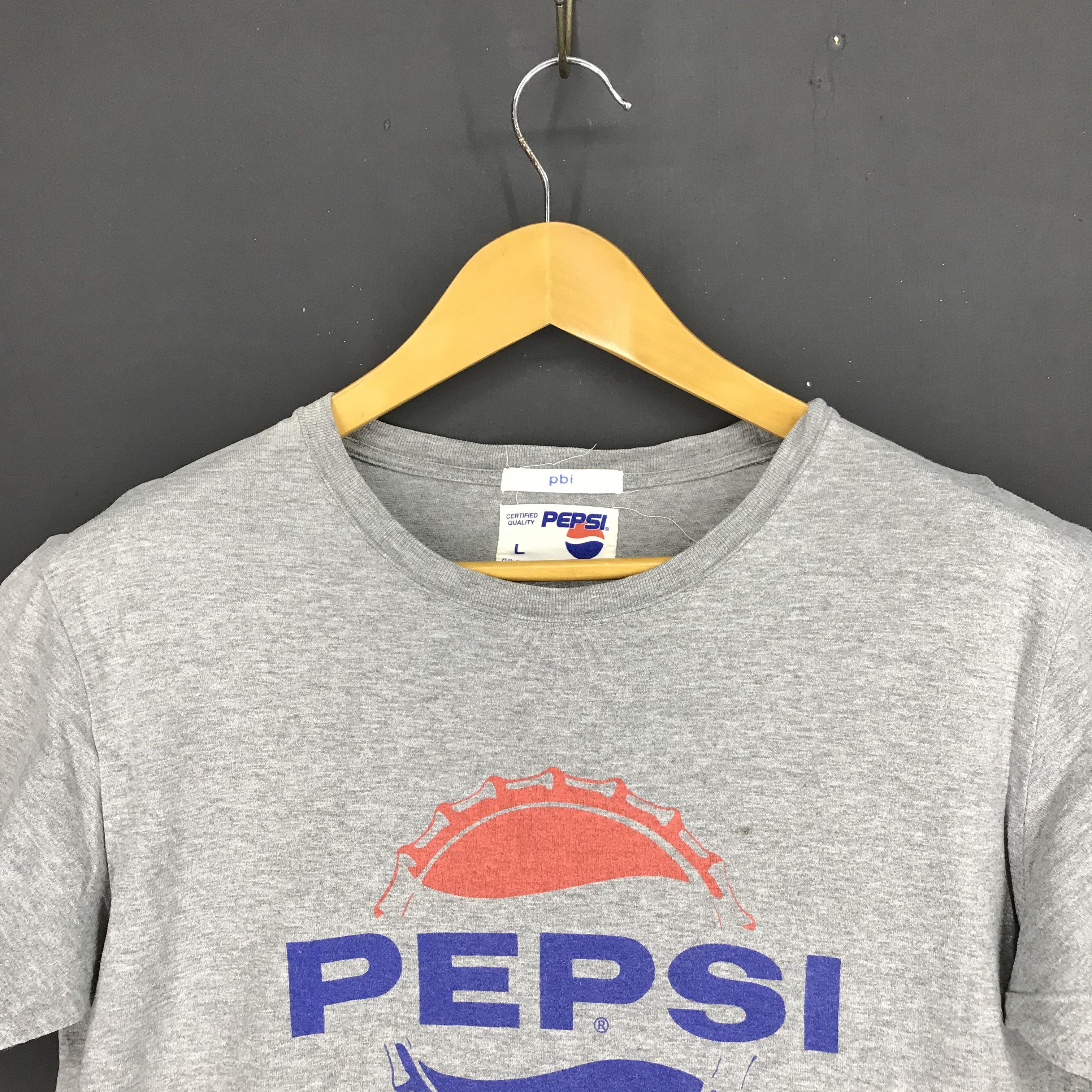 Pepsi PEPSI COLA Crew Neck T Shirt #2376-82 Size US S / EU 44-46 / 1 - 2 Thumbnail
