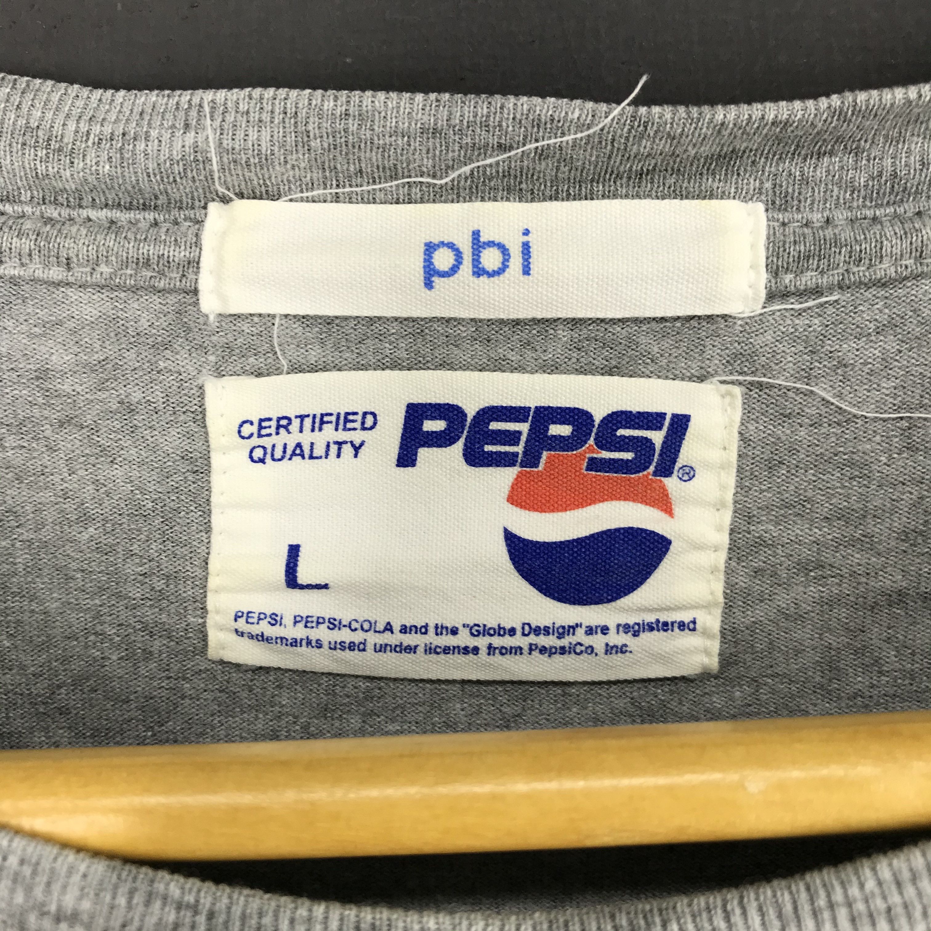 Pepsi PEPSI COLA Crew Neck T Shirt #2376-82 Size US S / EU 44-46 / 1 - 5 Thumbnail