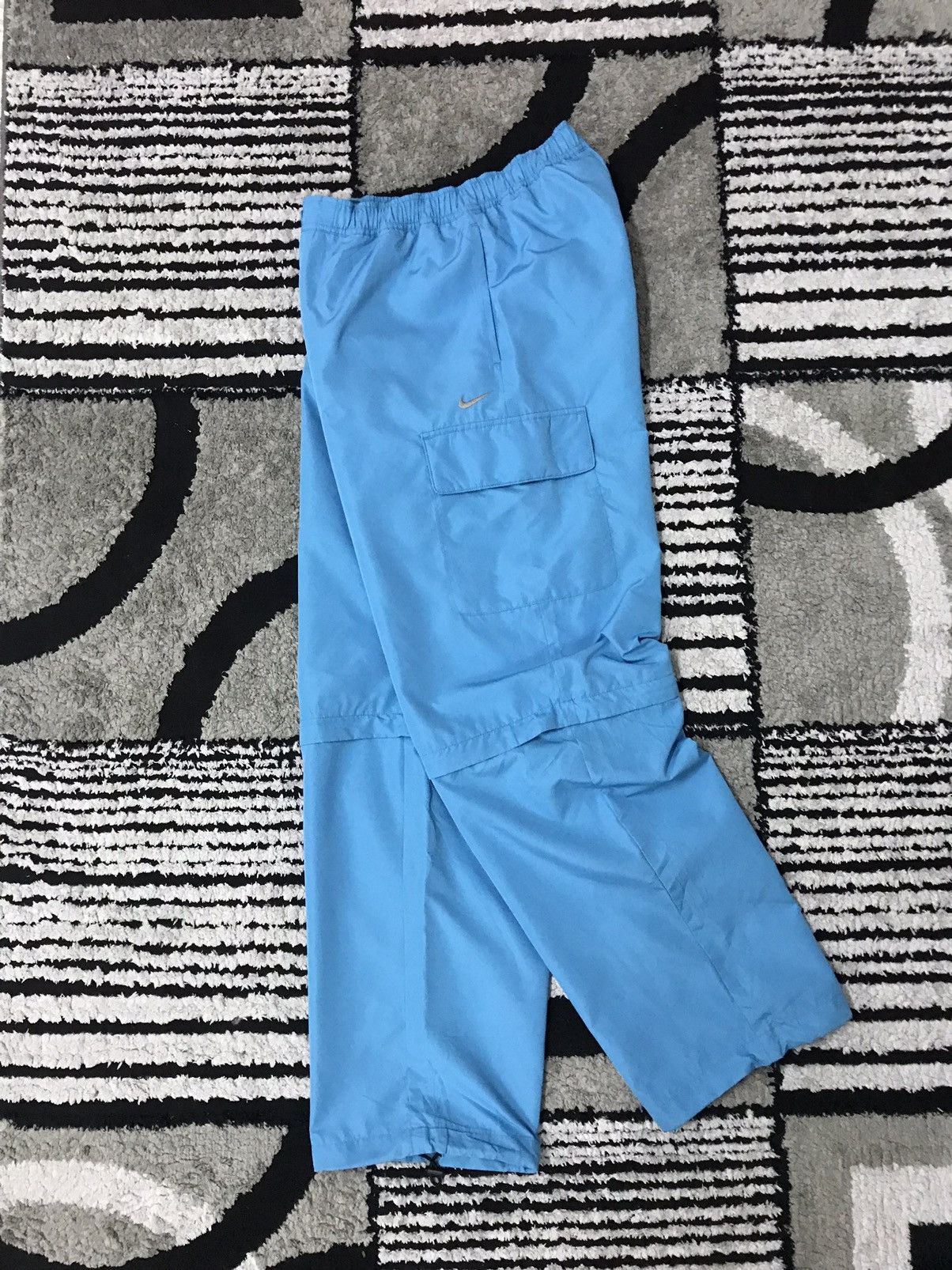 Nike Nice ❗️Vintage Nike Cargo Nylon Track Pants Size US 32 / EU 48 - 1 Thumbnail