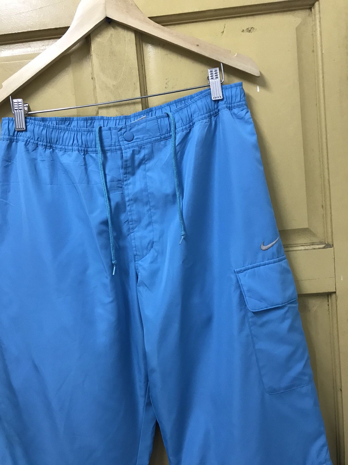 Nike Nice ❗️Vintage Nike Cargo Nylon Track Pants Size US 32 / EU 48 - 6 Thumbnail