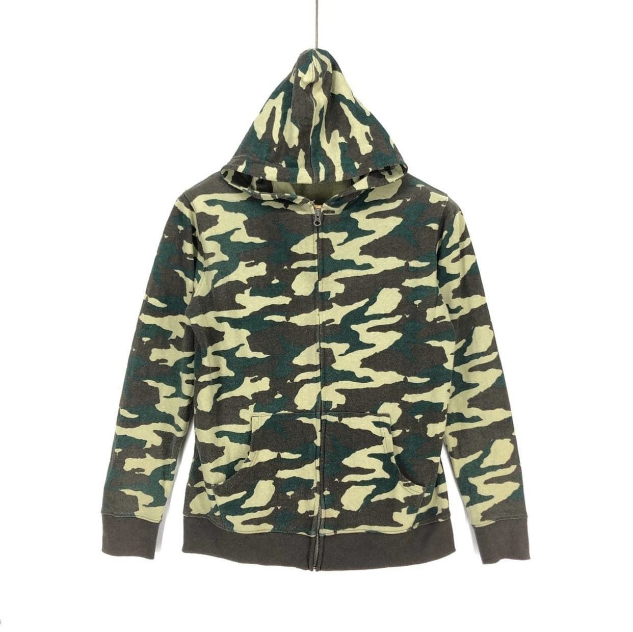 Japanese Brand BROWNY Camouflage Zipper Hoodie #1464-53 Size US S / EU 44-46 / 1 - 1 Thumbnail