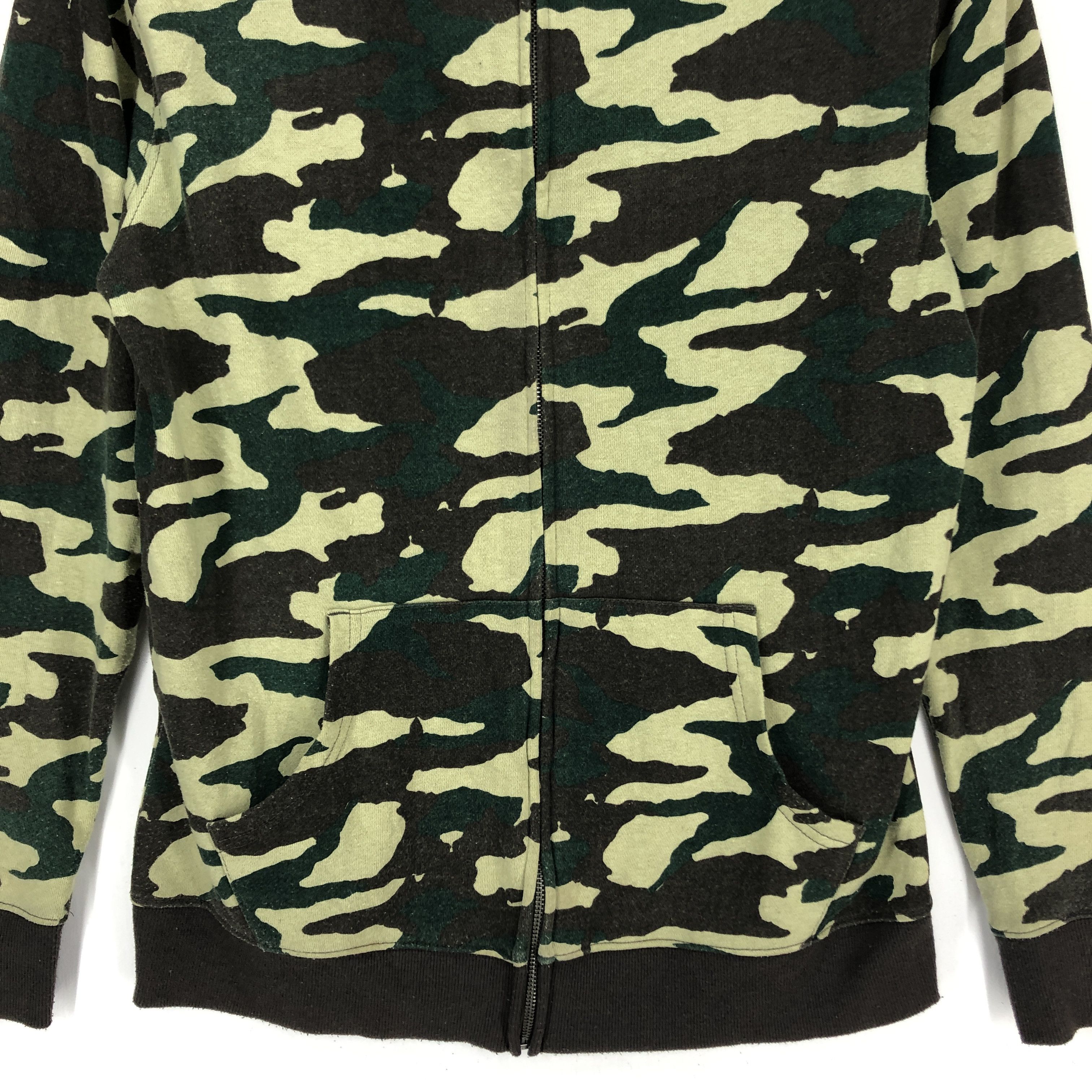 Japanese Brand BROWNY Camouflage Zipper Hoodie #1464-53 Size US S / EU 44-46 / 1 - 3 Thumbnail
