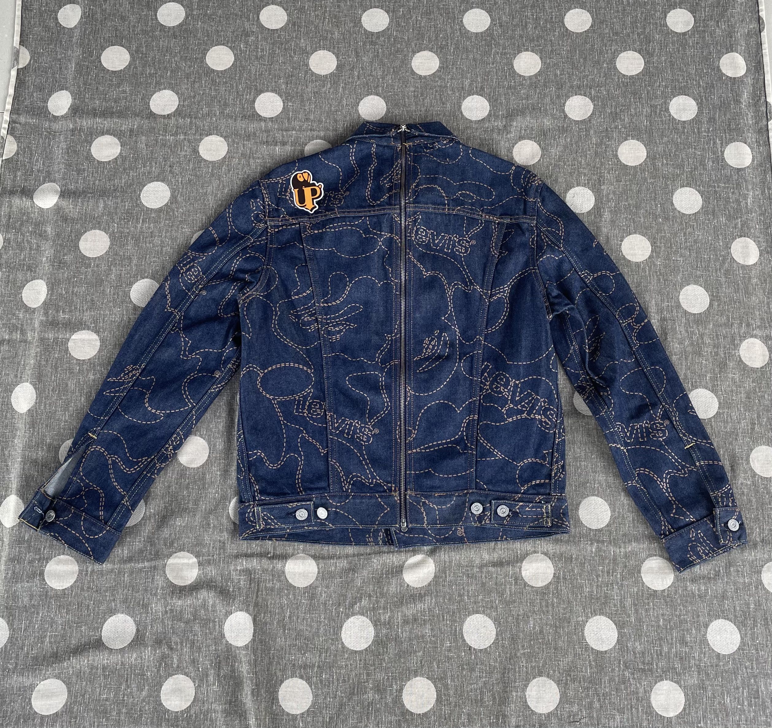 Bape × Levi's BAPE x LEVI’S SPLIT TRUCKER JACKET Size US S / EU 44-46 / 1 - 2 Thumbnail