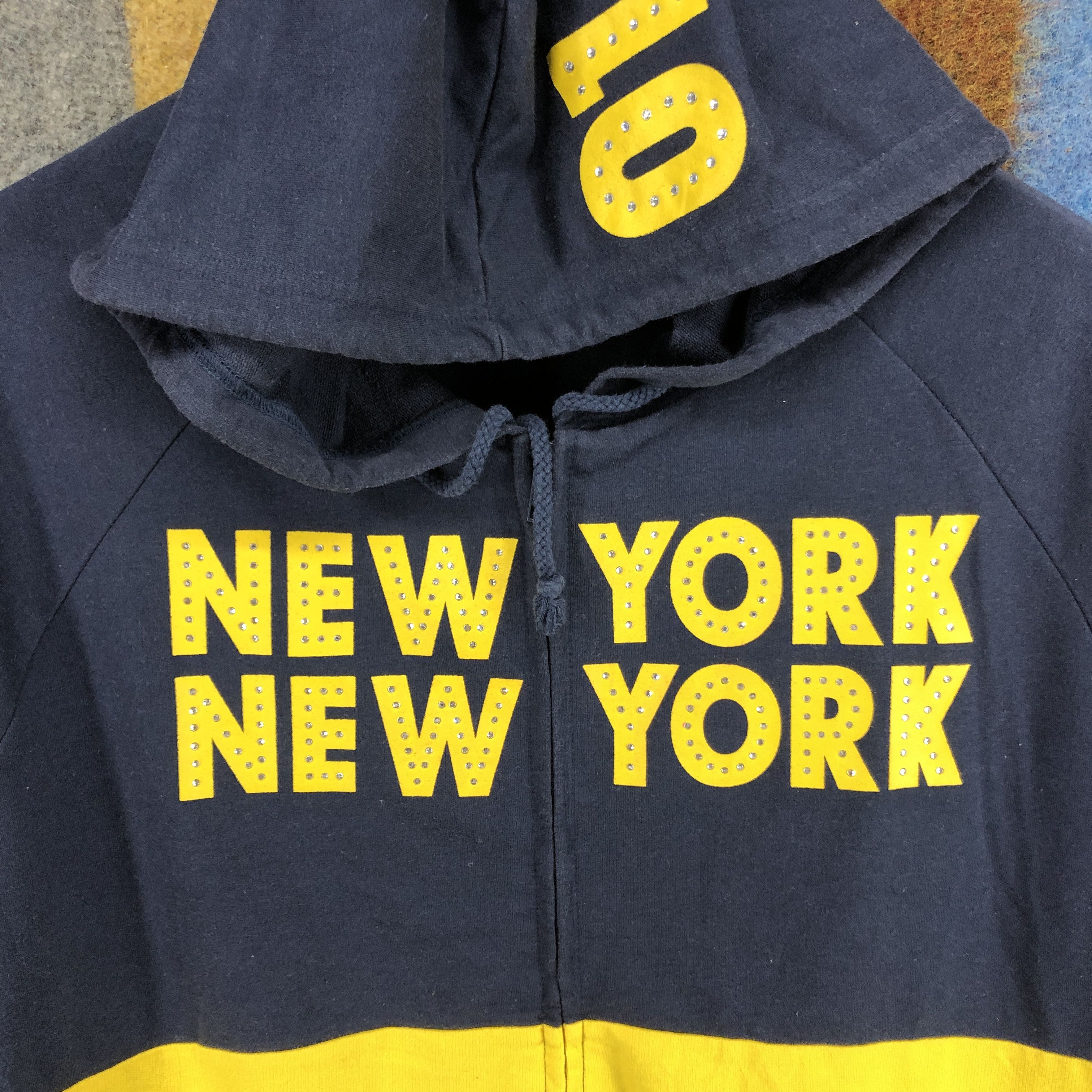 Japanese Brand NEW YORK by BABY SHOOP Zipper Hoodie #2695-97 Size US L / EU 52-54 / 3 - 3 Thumbnail
