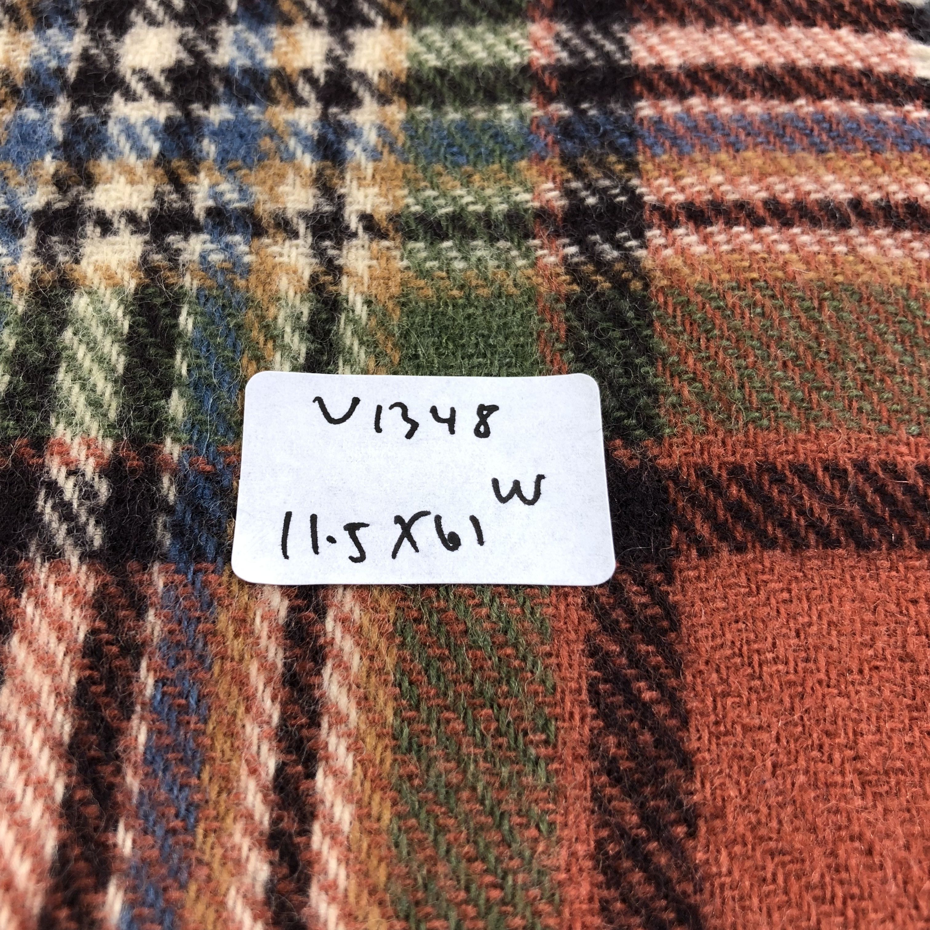 Ralph Lauren Ralph Lauren Tartan Wool Scarf Muffler V1348 Size ONE SIZE - 6 Thumbnail