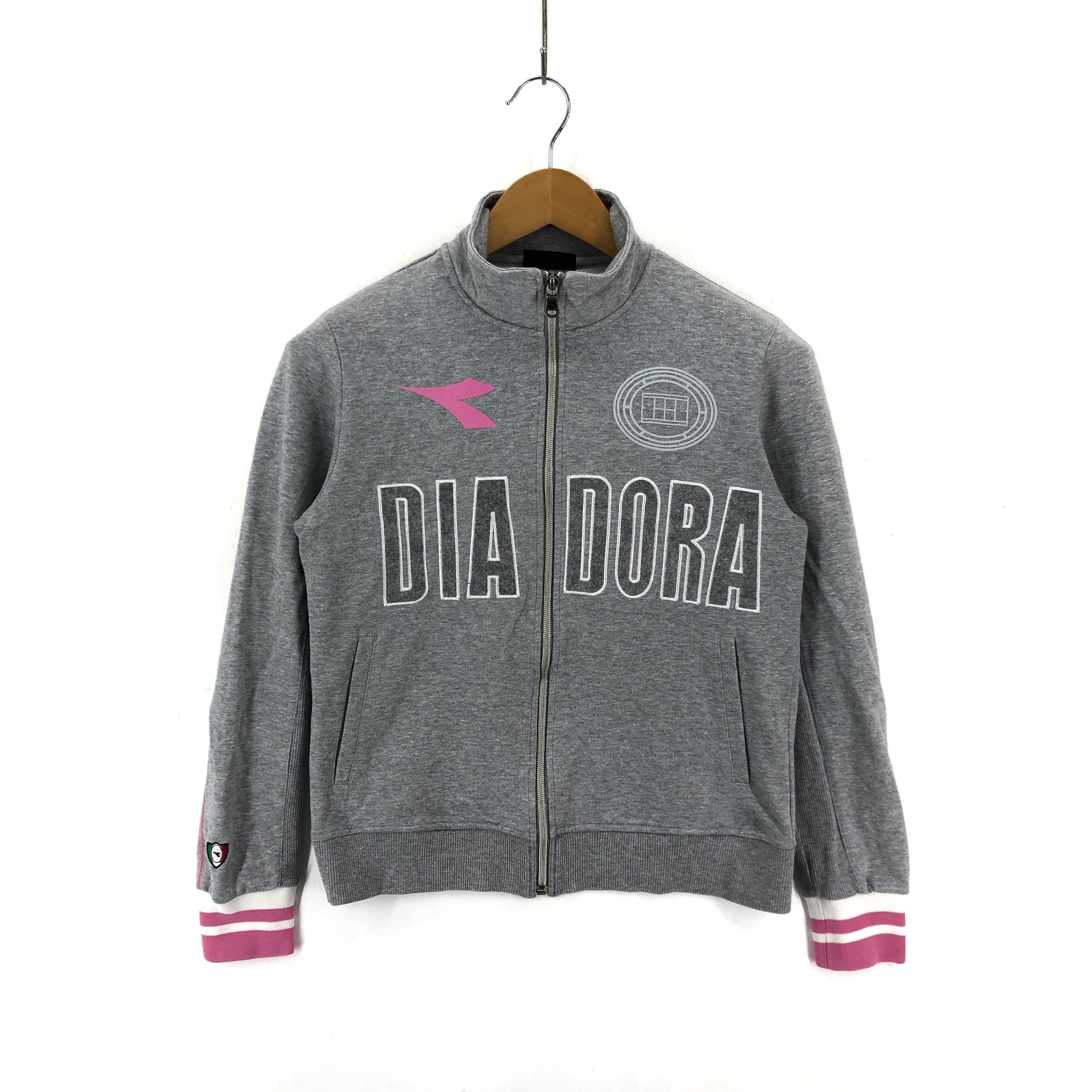 Diadora DIADORA Turtle Neck Women Zipper Sweatshirt #1736-66 Size S / US 4 / IT 40 - 1 Thumbnail