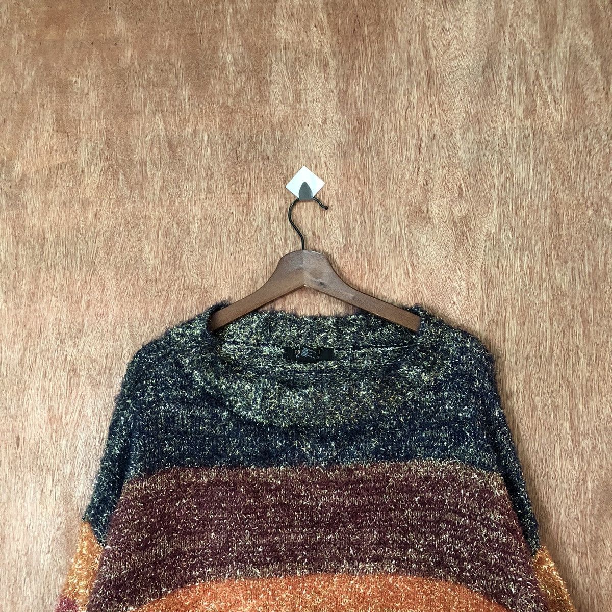 Homespun Knitwear Forever 21 baggie Shag Shaggy Fur Mohair Knitwear #6477 Size US S / EU 44-46 / 1 - 2 Thumbnail