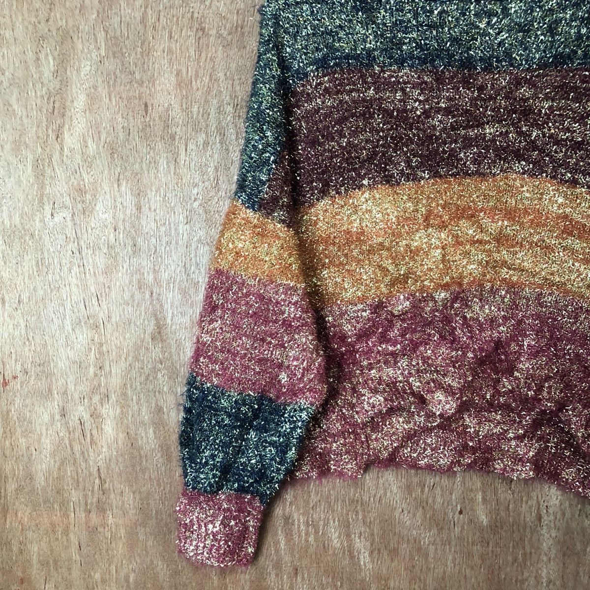 Homespun Knitwear Forever 21 baggie Shag Shaggy Fur Mohair Knitwear #6477 Size US S / EU 44-46 / 1 - 9 Thumbnail