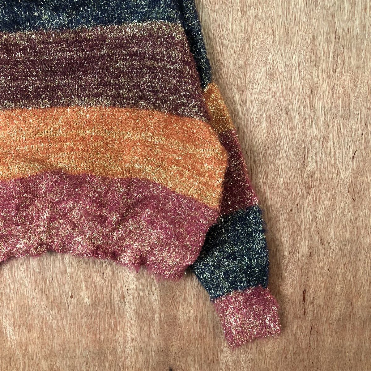 Homespun Knitwear Forever 21 baggie Shag Shaggy Fur Mohair Knitwear #6477 Size US S / EU 44-46 / 1 - 5 Thumbnail