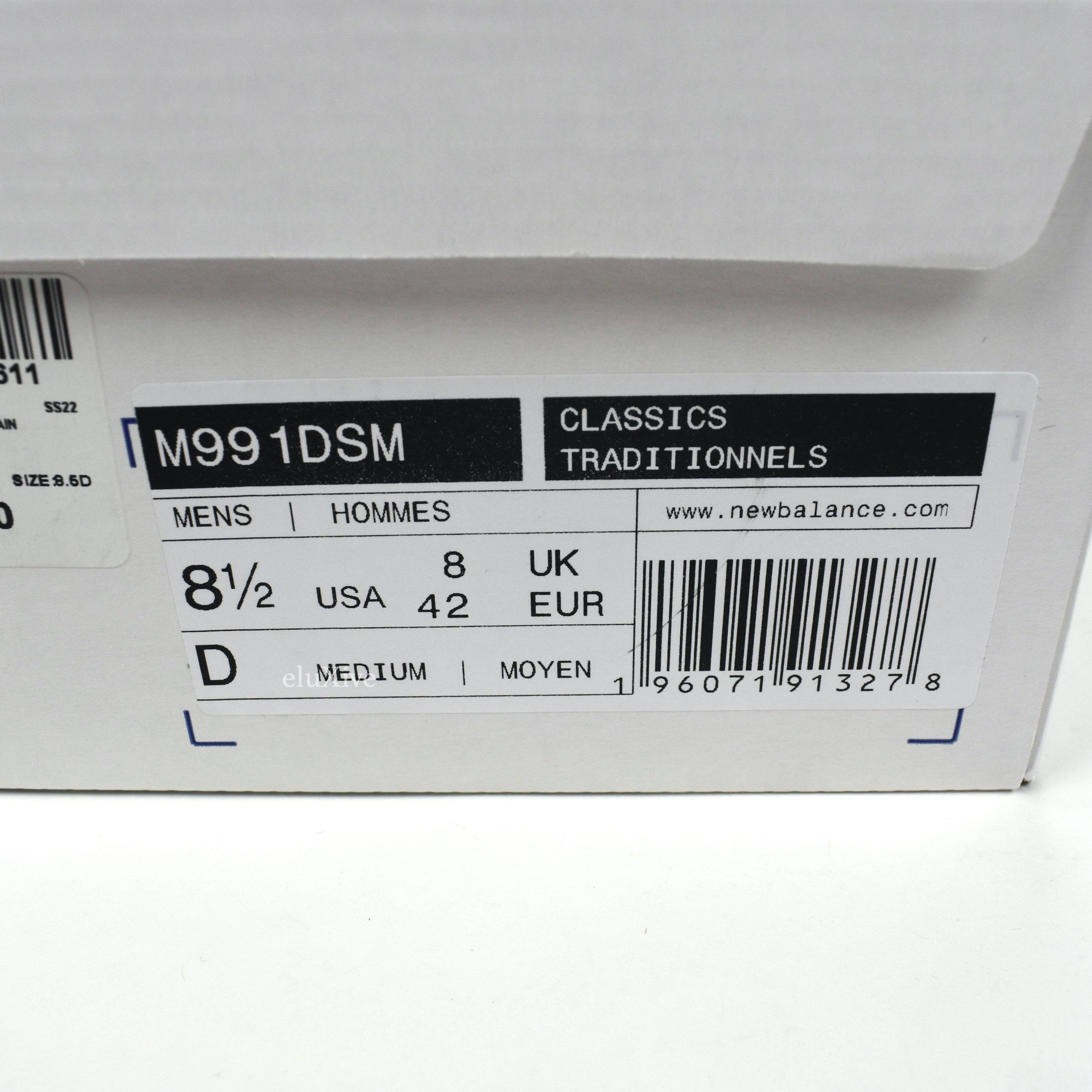 New Balance DSM 991 Made In UK 40th Anniversary Sneakers DS