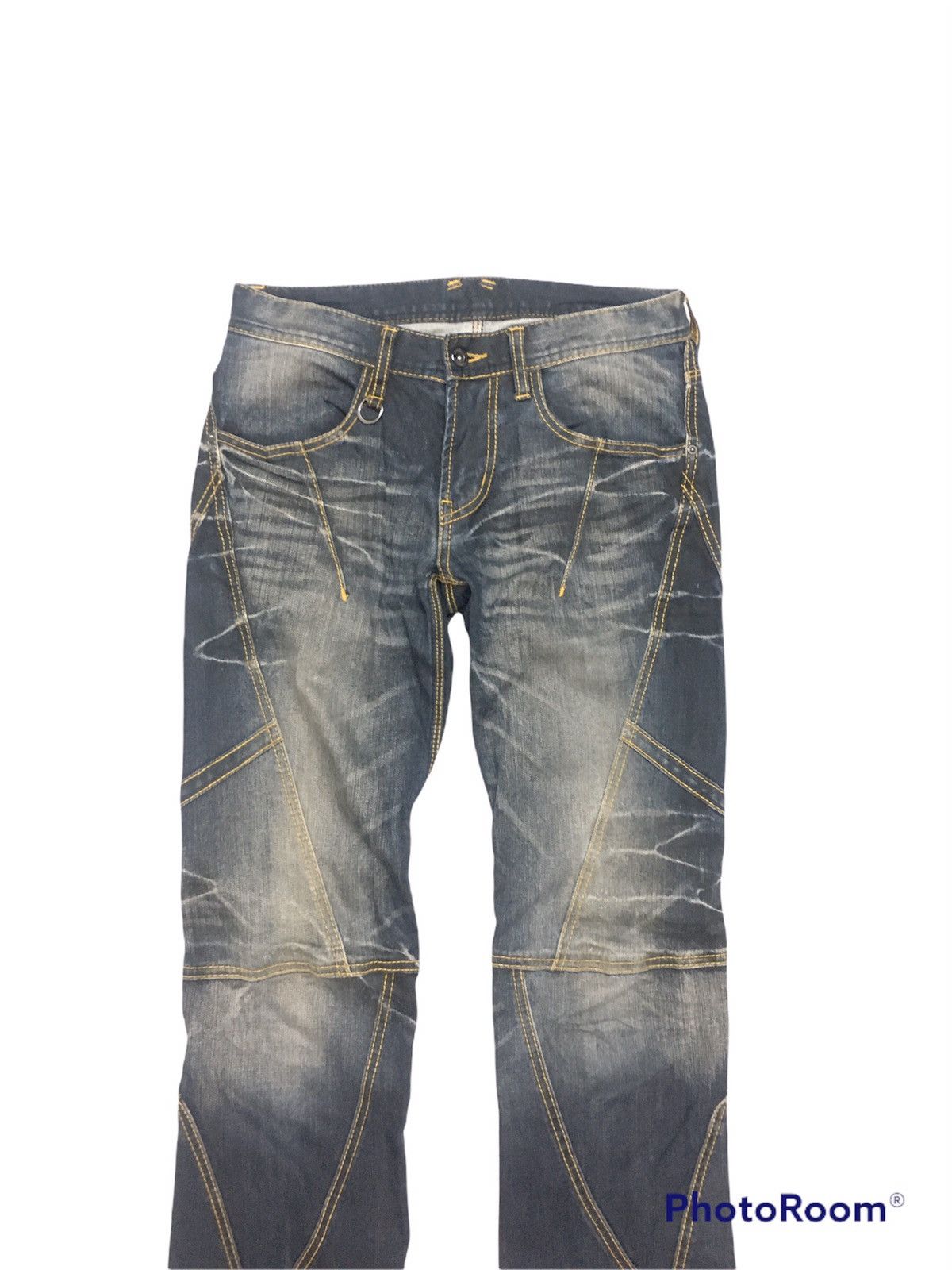 Japanese Brand × Matsuda Fire 🔥 Japanese Brand Nicole Distressed Denim pants Size US 30 / EU 46 - 2 Thumbnail