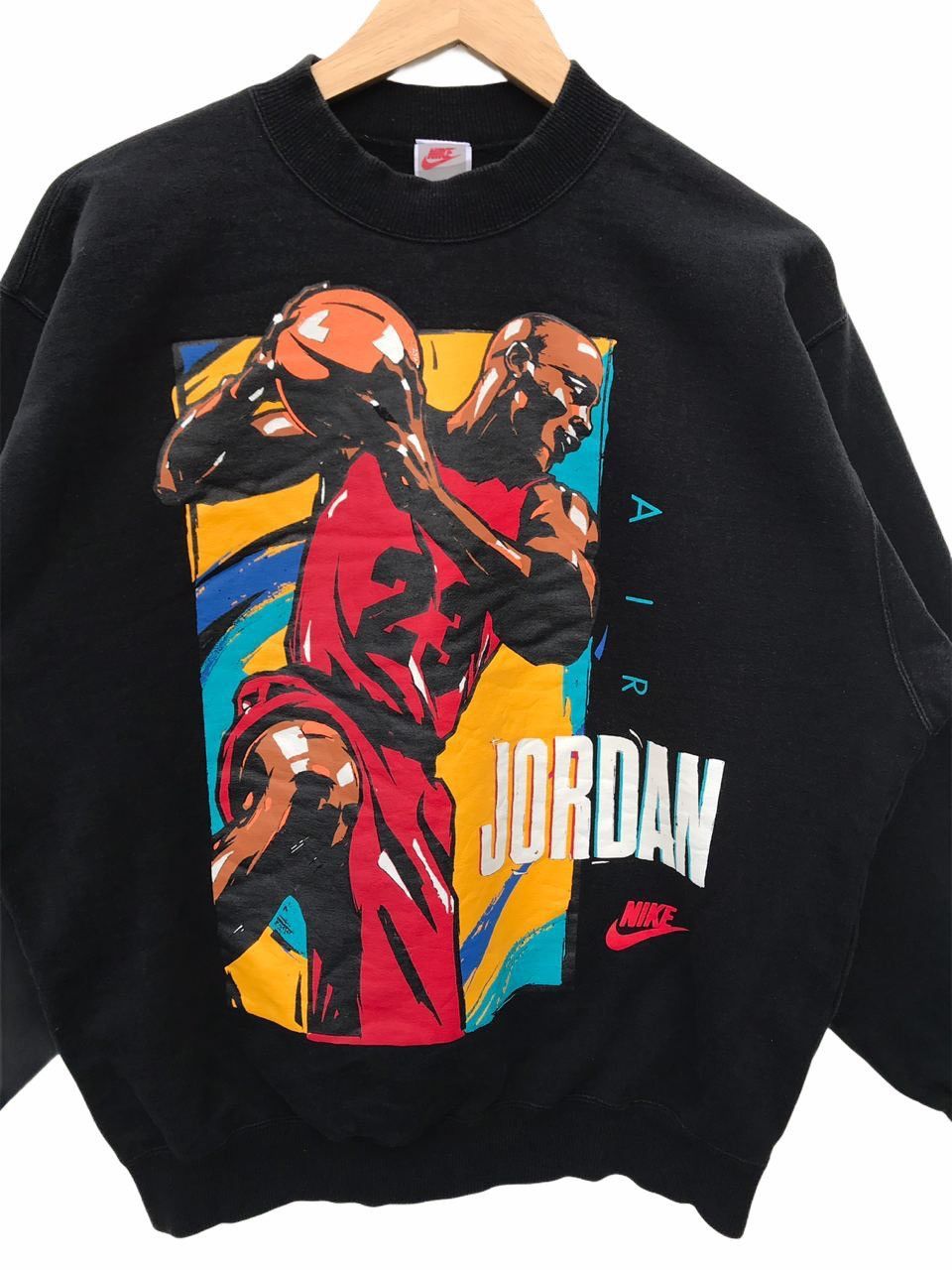 Nike Vintage Nike Air Jordan Big Print Grey Tag Sweatshirt Size US M / EU 48-50 / 2 - 4 Thumbnail