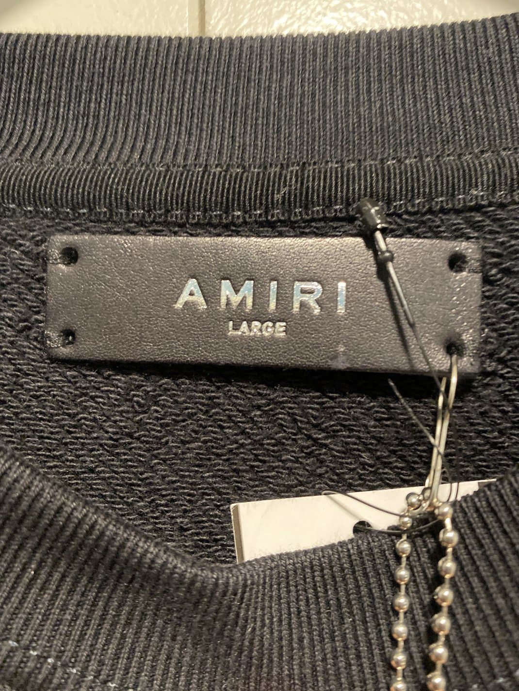 Amiri Amiri bone sweatshirt black crewneck M.A. Sweater large Size US L / EU 52-54 / 3 - 7 Thumbnail