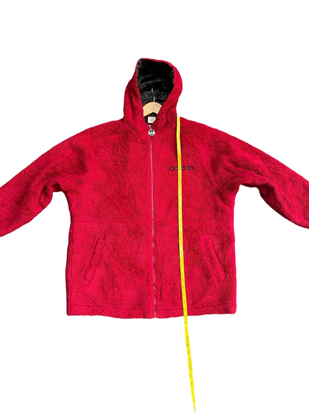 Adidas Vintage Adidas Trefoil Fleece Hoodie Size US XL / EU 56 / 4 - 3 Thumbnail