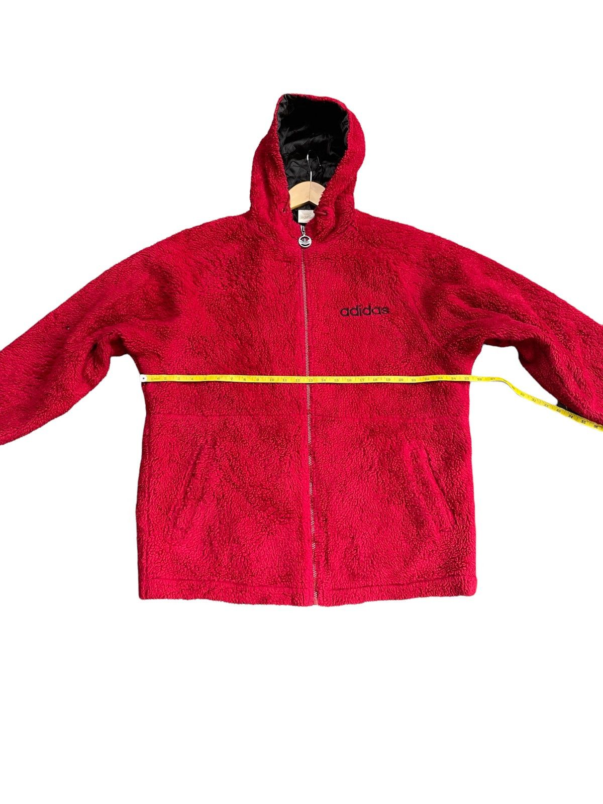 Adidas Vintage Adidas Trefoil Fleece Hoodie Size US XL / EU 56 / 4 - 2 Thumbnail