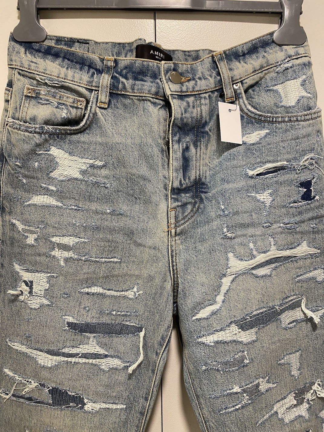 Amiri amiri bruised relaxed jeans indigo size 32 Size US 32 / EU 48 - 7 Thumbnail