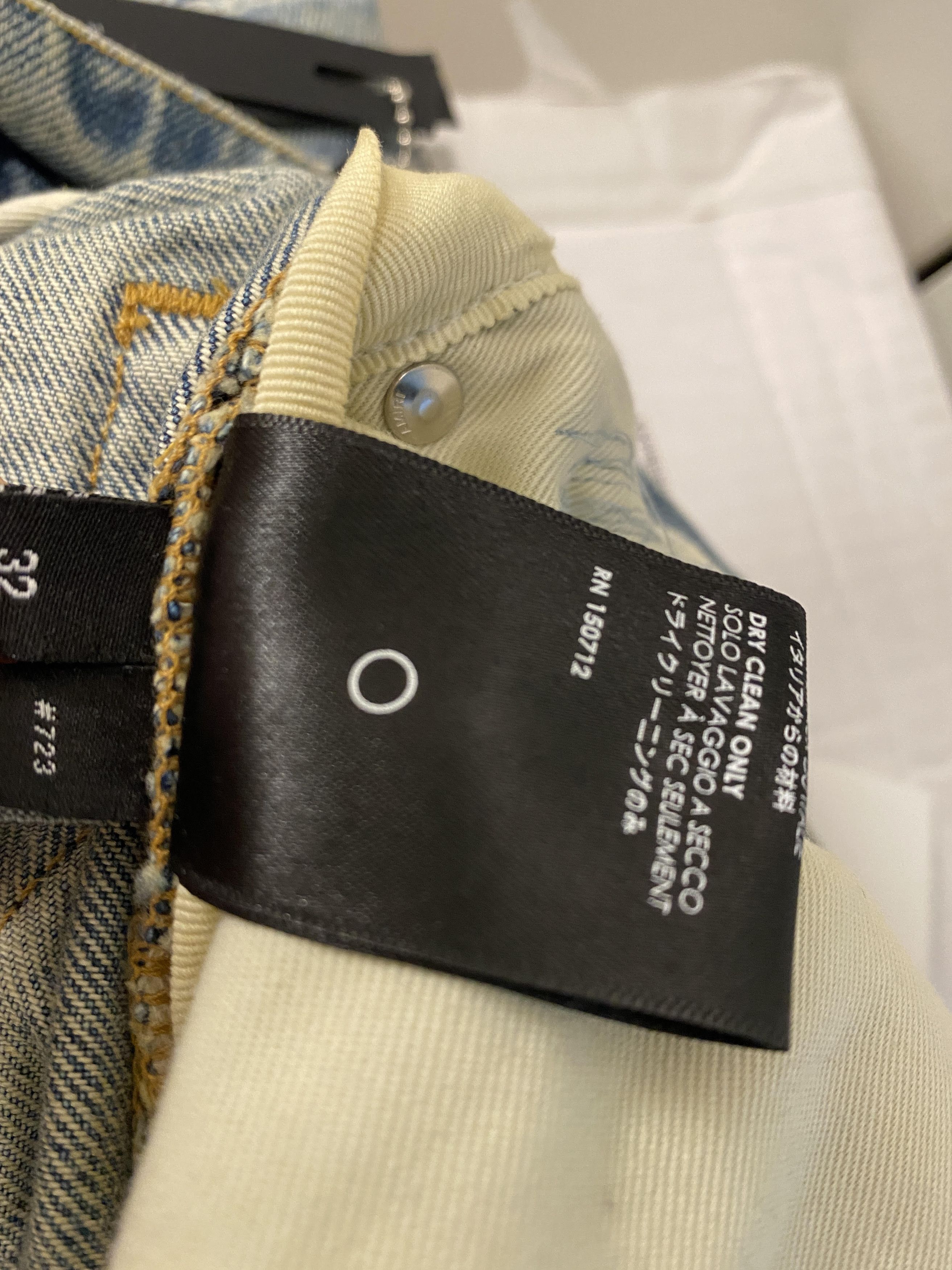 Amiri amiri bruised relaxed jeans indigo size 32 Size US 32 / EU 48 - 3 Thumbnail