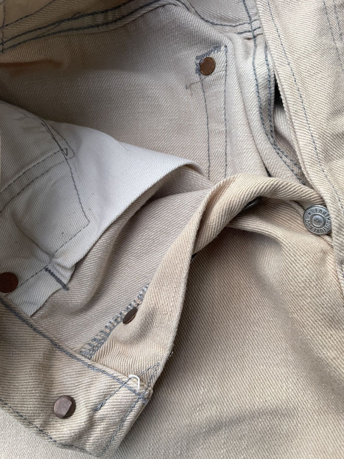 Japanese Brand × Vintage Earth Culture Vintage Selvedge Redline Denim Size US 27 - 16 Thumbnail