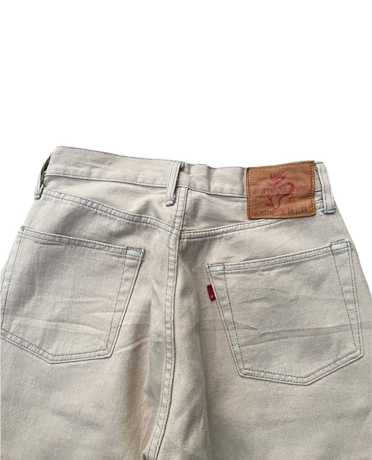 Japanese Brand × Vintage Earth Culture Vintage Selvedge Redline Denim Size US 27 - 14 Thumbnail