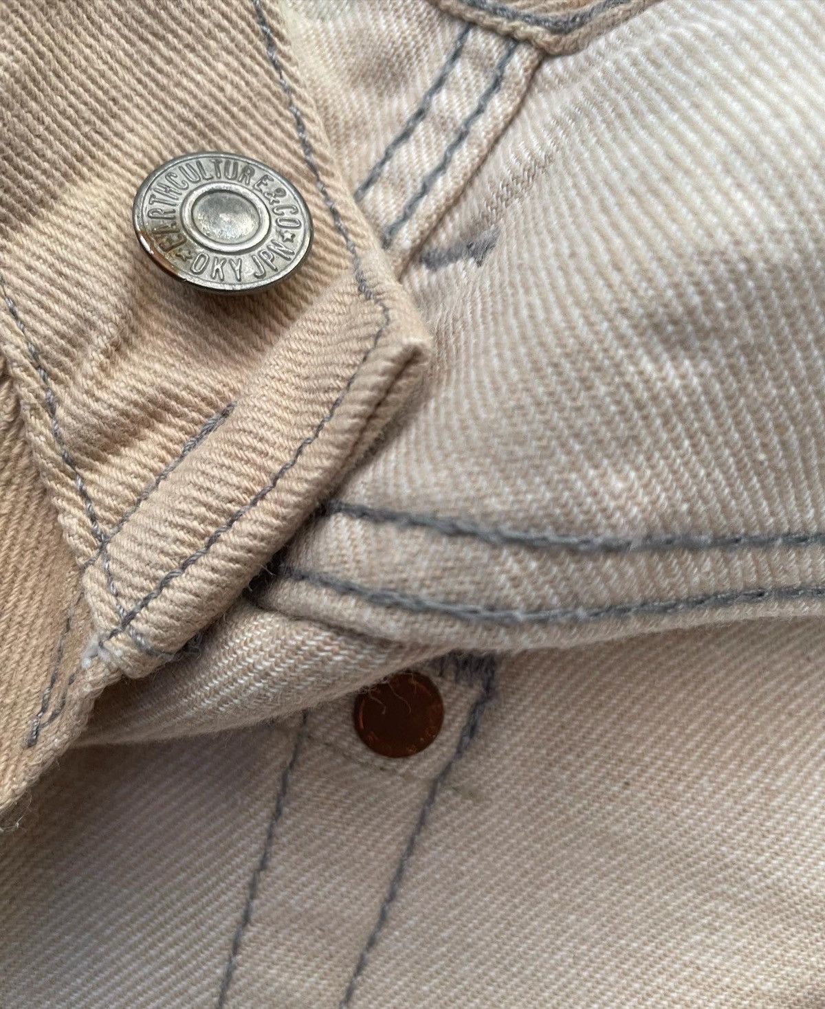 Japanese Brand × Vintage Earth Culture Vintage Selvedge Redline Denim Size US 27 - 9 Thumbnail