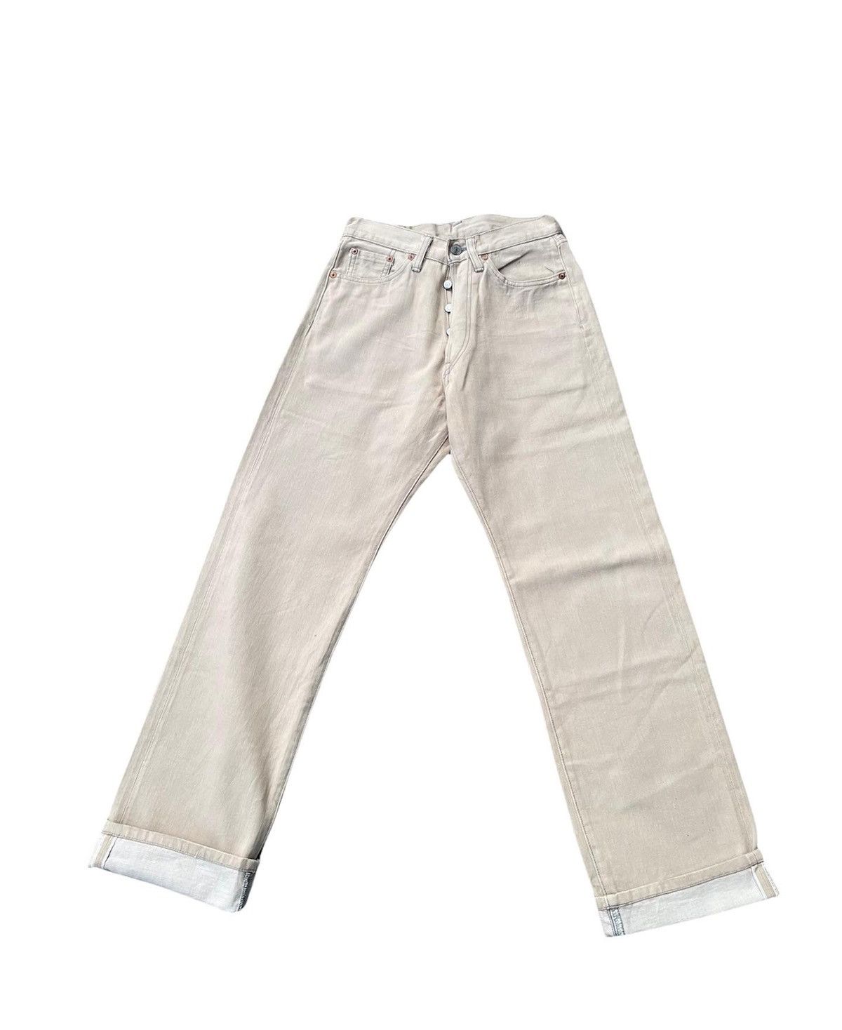 Japanese Brand × Vintage Earth Culture Vintage Selvedge Redline Denim Size US 27 - 1 Thumbnail
