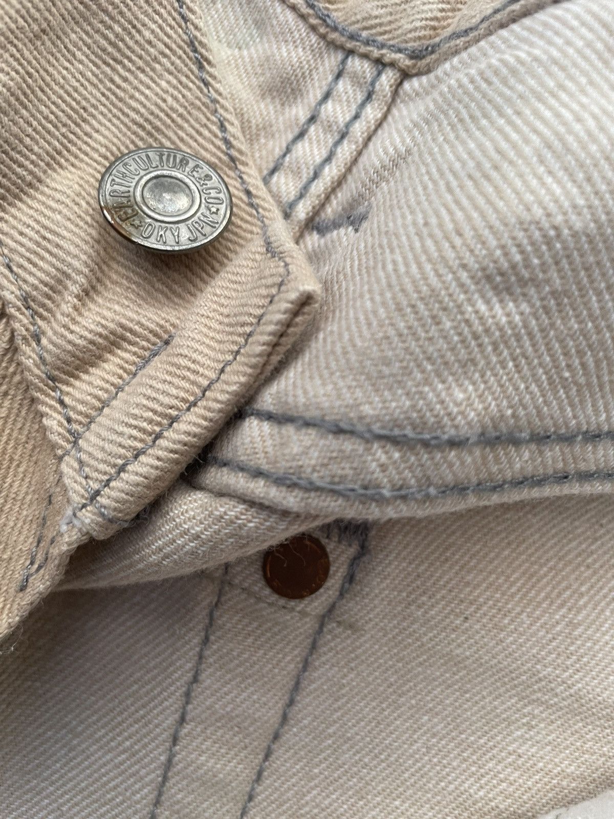 Japanese Brand × Vintage Earth Culture Vintage Selvedge Redline Denim Size US 27 - 18 Thumbnail
