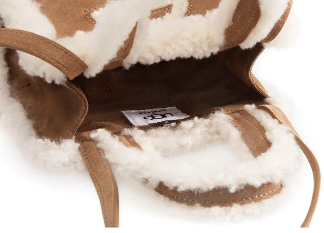Telfar × Ugg UGG x TELFAR Small Shopper - Chestnut Size ONE SIZE - 4 Thumbnail